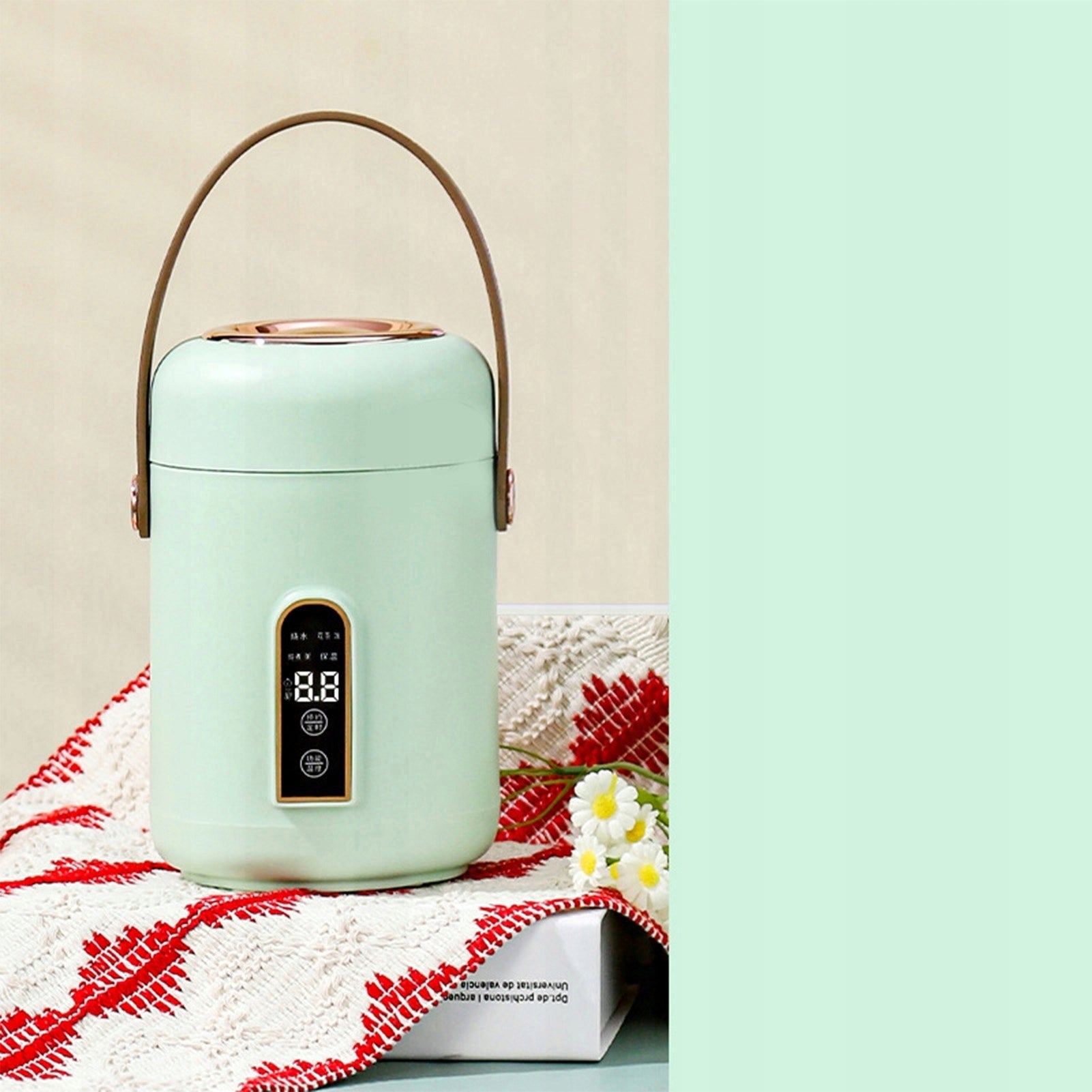 MINI APPLIANCE!!!!!! FOR COOKING RICE EFFICIENT INSULATED HEATING Dominant color multicolor