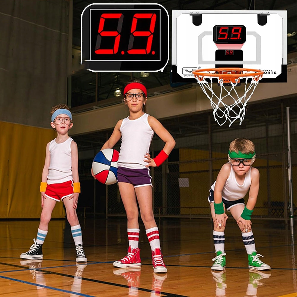 MINI BASKETBALL BASKET WITH WALL MOUNTED POINT COUNTER Packaging status original