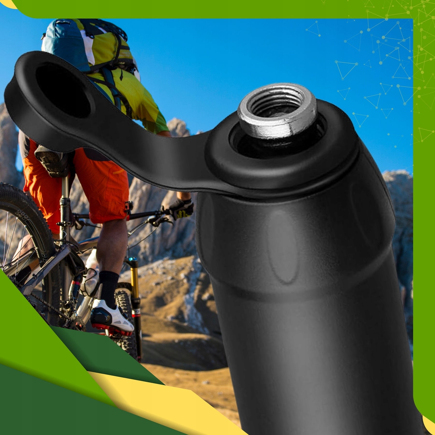 MINI BICYCLE PUMP MANUAL ALUMINUM COMPACT FOR SCOOTER BIKE 7 BAR Dominant material aluminum