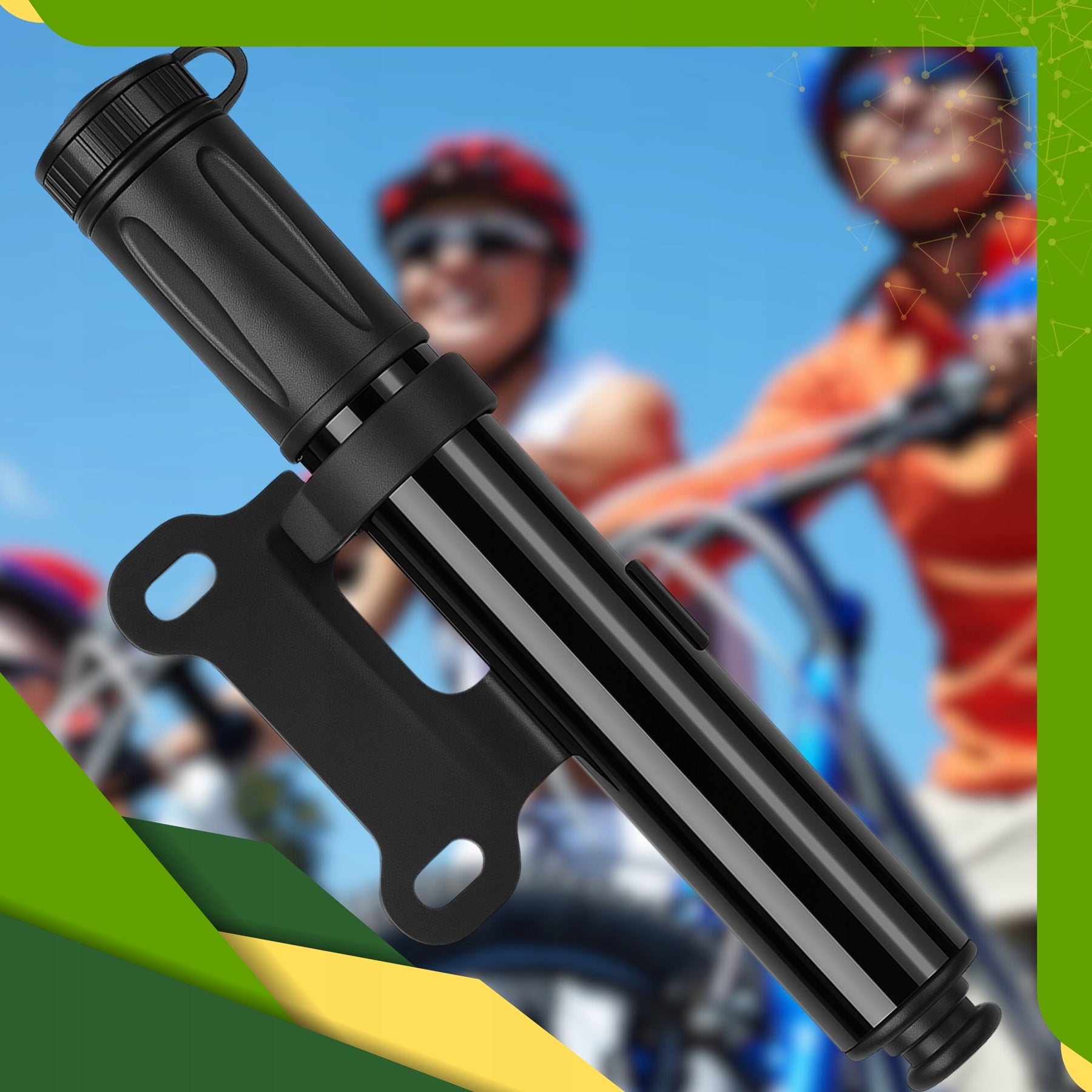 MINI BICYCLE PUMP MANUAL ALUMINUM COMPACT FOR SCOOTER BIKE 7 BAR EAN (GTIN) 5905805825993
