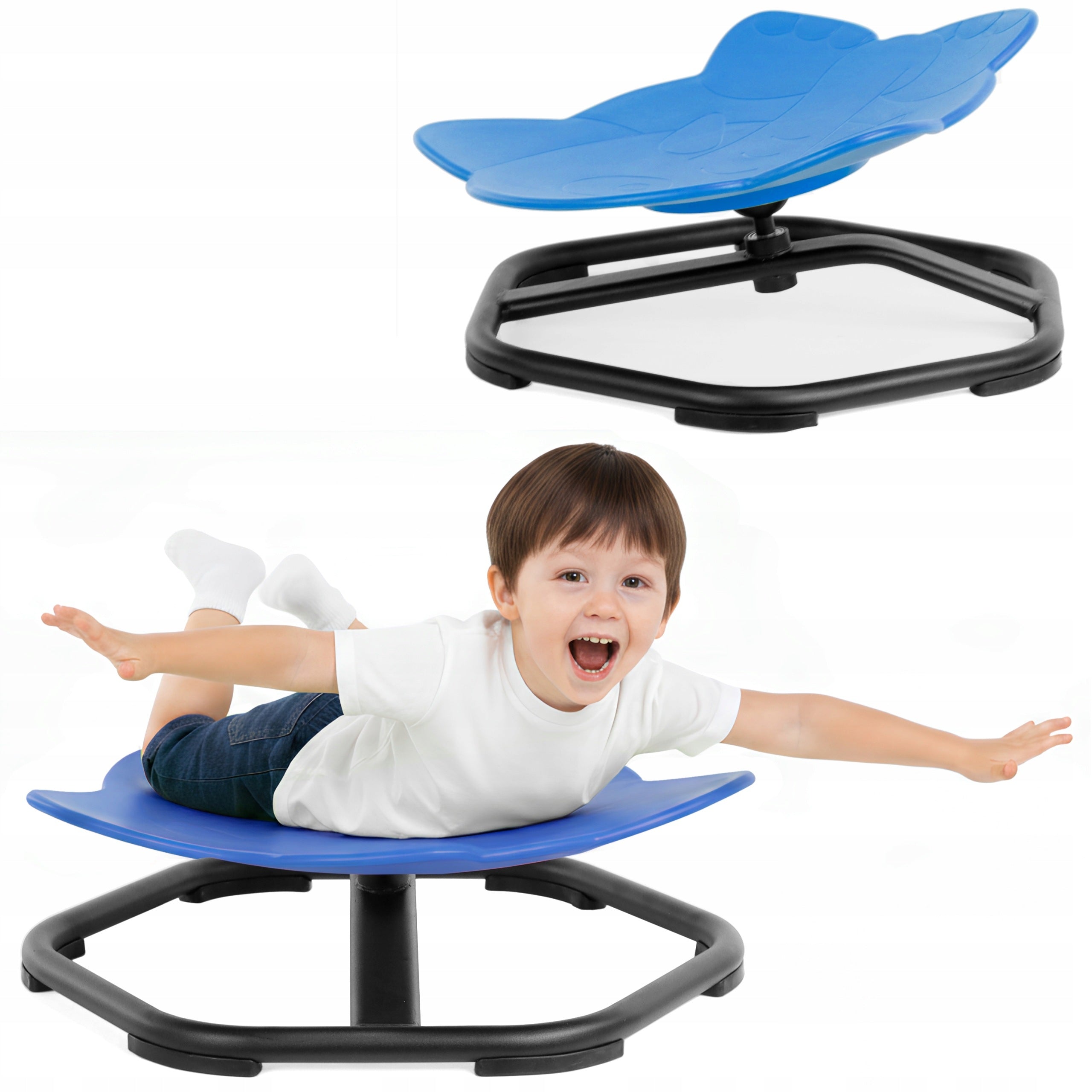 MINI CAROUSEL FOR CHILDREN ROTATING SENSORY SEAT COORDINATION TRAINING