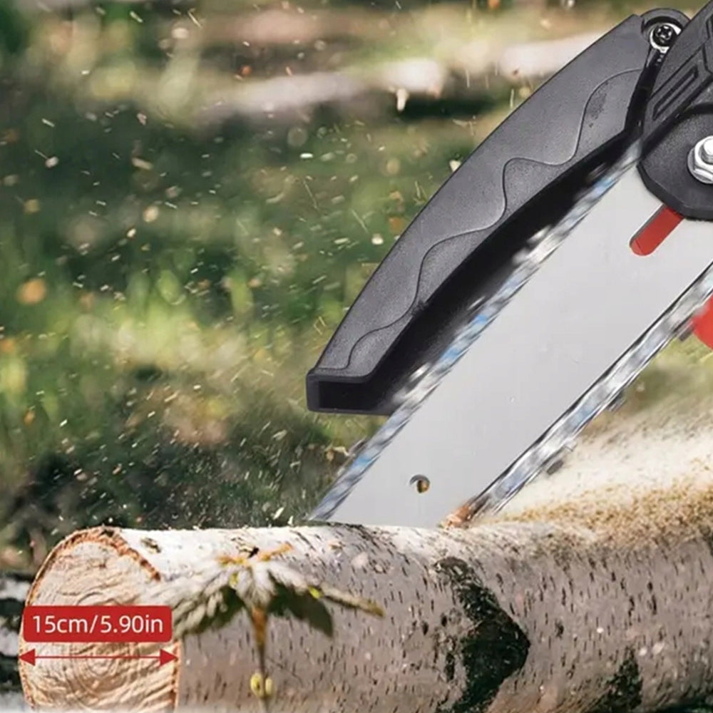 MINI CHAINSAW 6+4" CORDLESS 2xBRUSHLESS BRUSHLESS BRANCHES Packaging status original