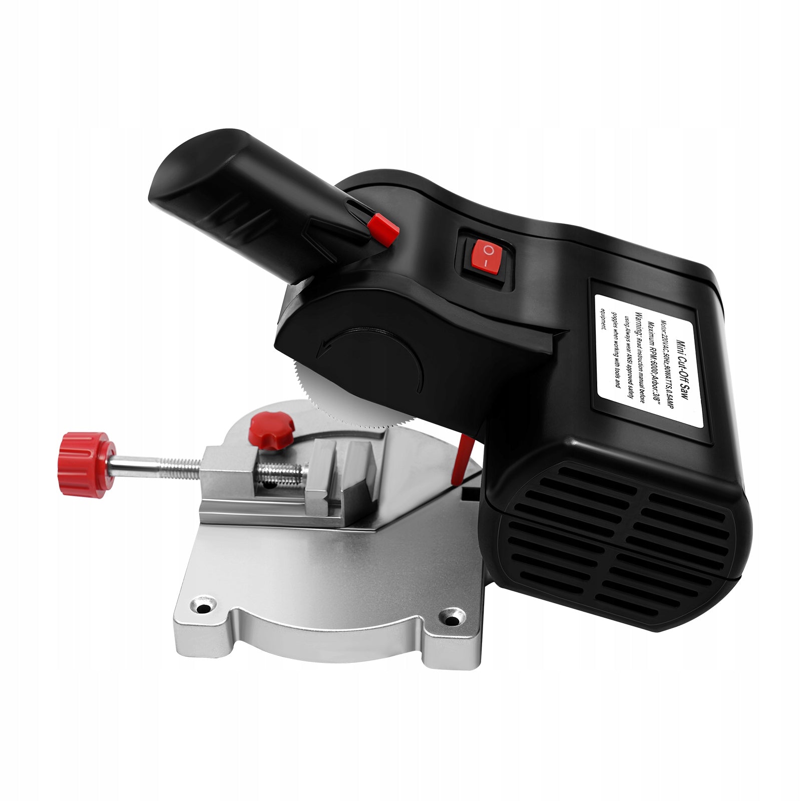MINI CIRCULAR SAW 90W, 6000 RPM, CUTTING ANGLE 0-45° Saw bore diameter 10 mm