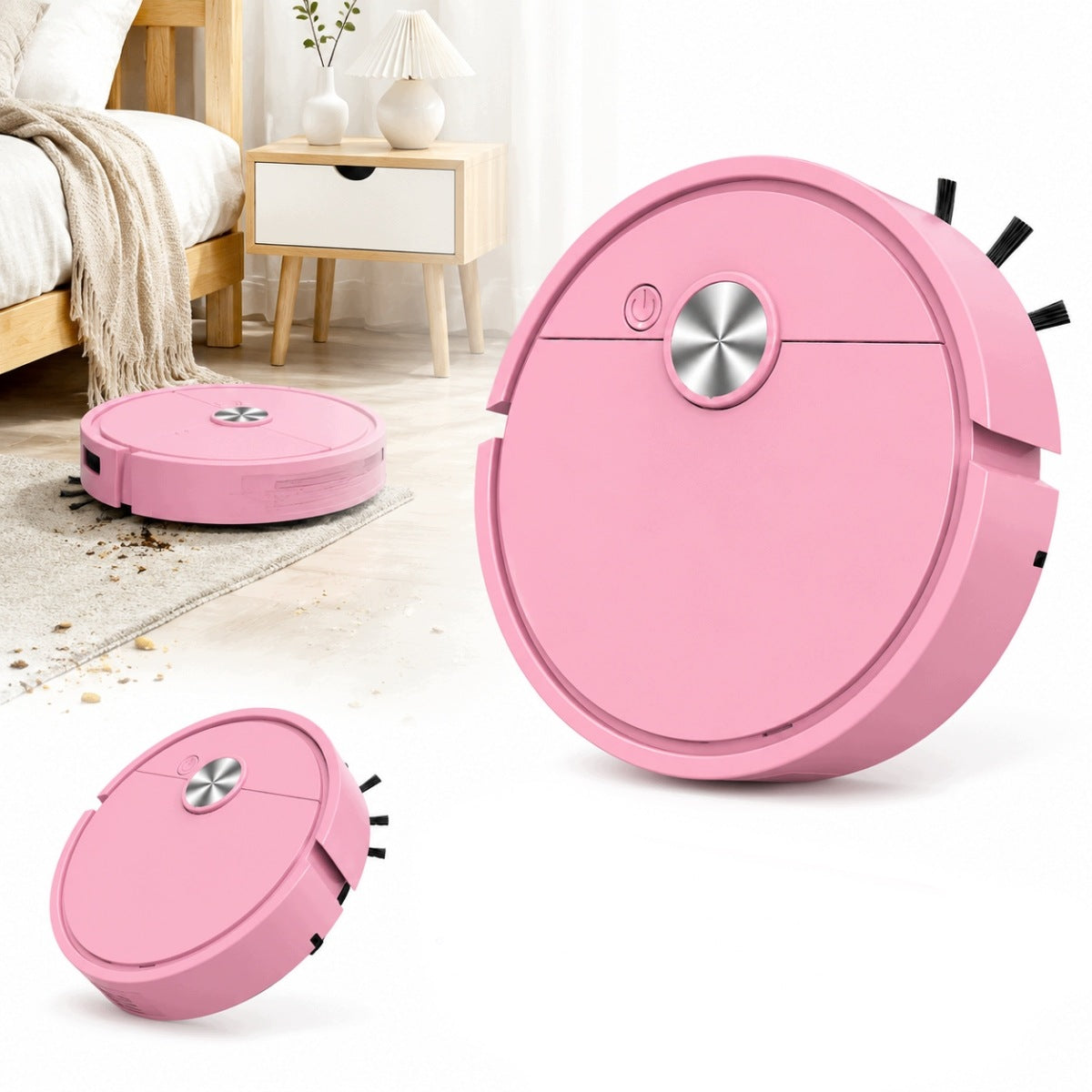 MINI CLEANING ROBOT 3IN1 – VACUUM CLEANER AND MOP WITH USB CHARGING