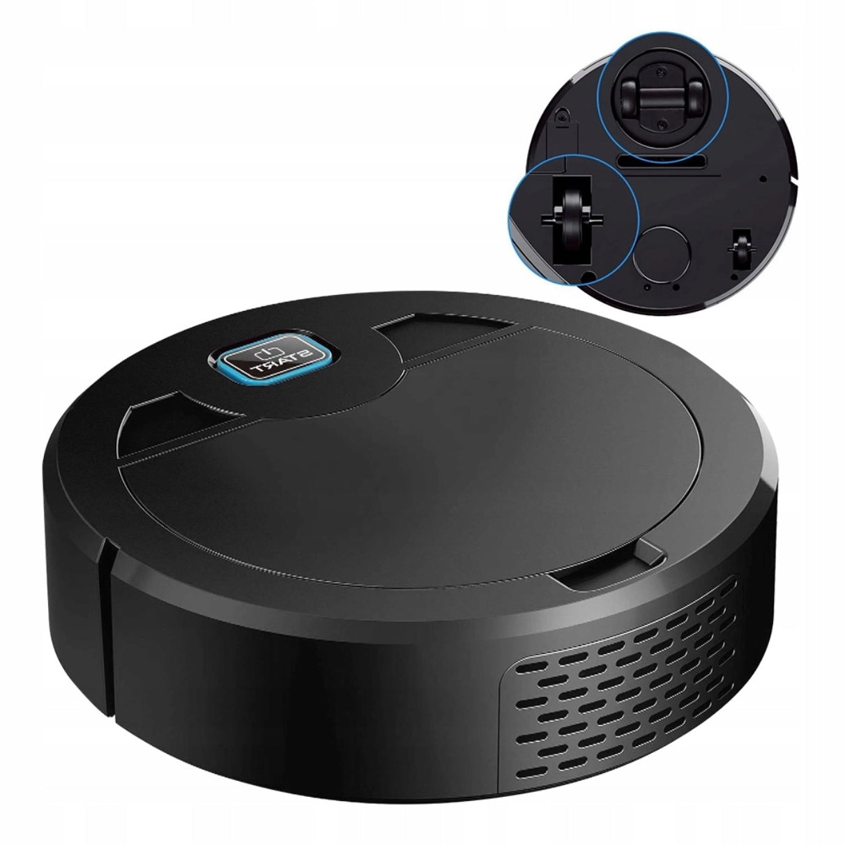 MINI CLEANING ROBOT WITH MOP SMART UV 15000PA 2000MAH BLACK USB Brand no brand