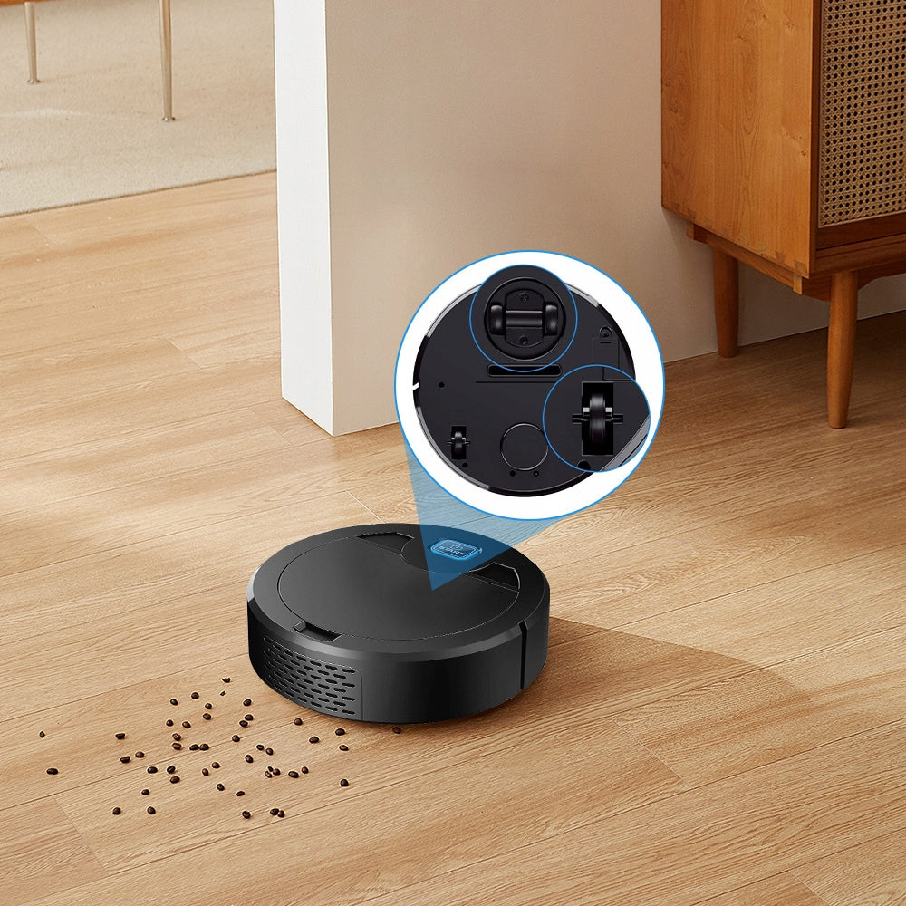 MINI CLEANING ROBOT WITH MOP SMART UV 15000PA 2000MAH BLACK USB Packaging status original