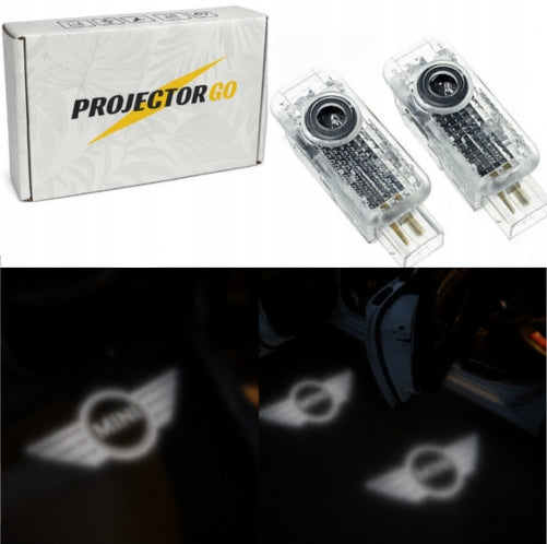 MINI COPER WELCOME LED LIGHT LOGO HD PROJECTOR MODELS 2011 - 2024