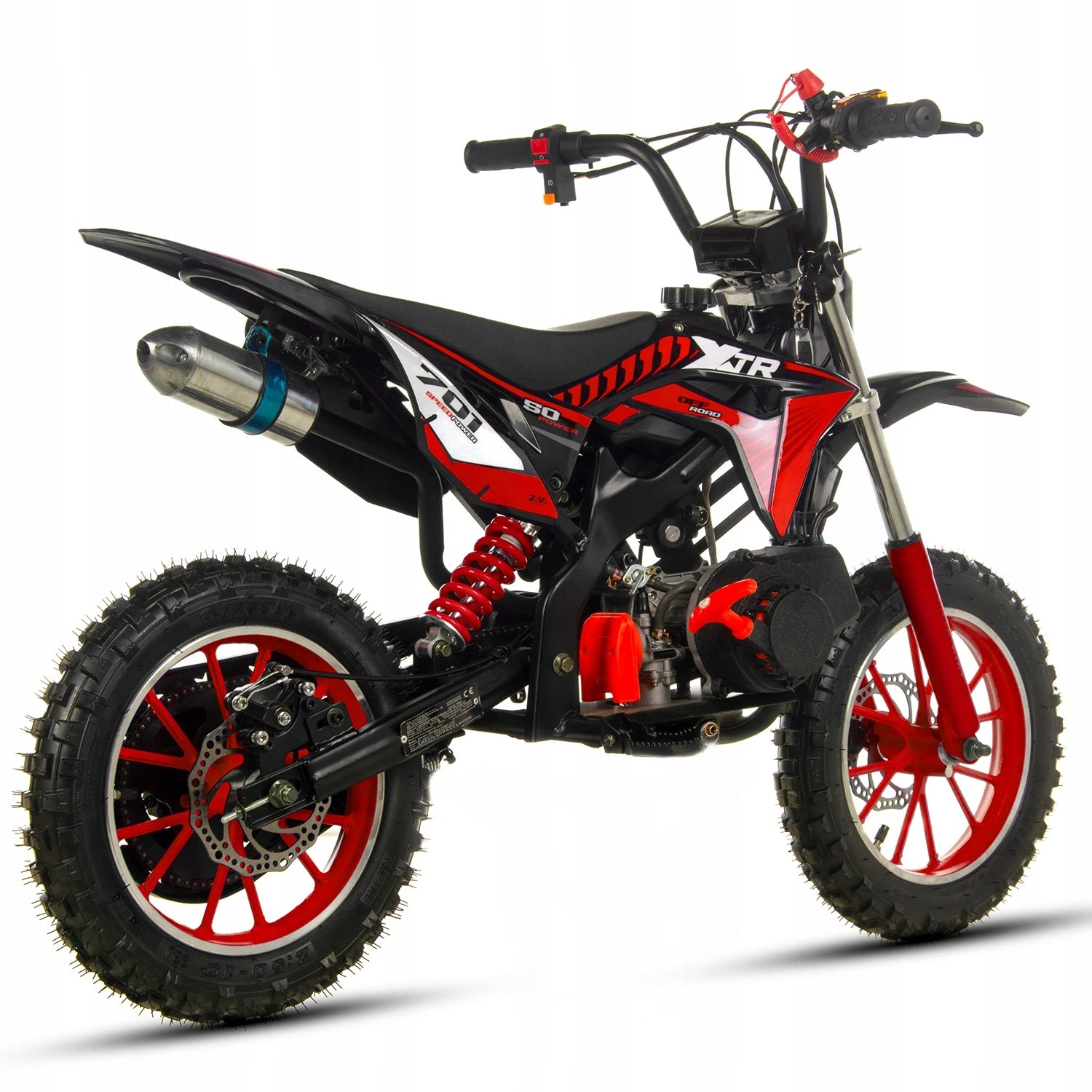 MINI CROSS MOTOR 50cc KIDS XTR 701 LARGE WHEELS SPEED CONTROL Brand XTR