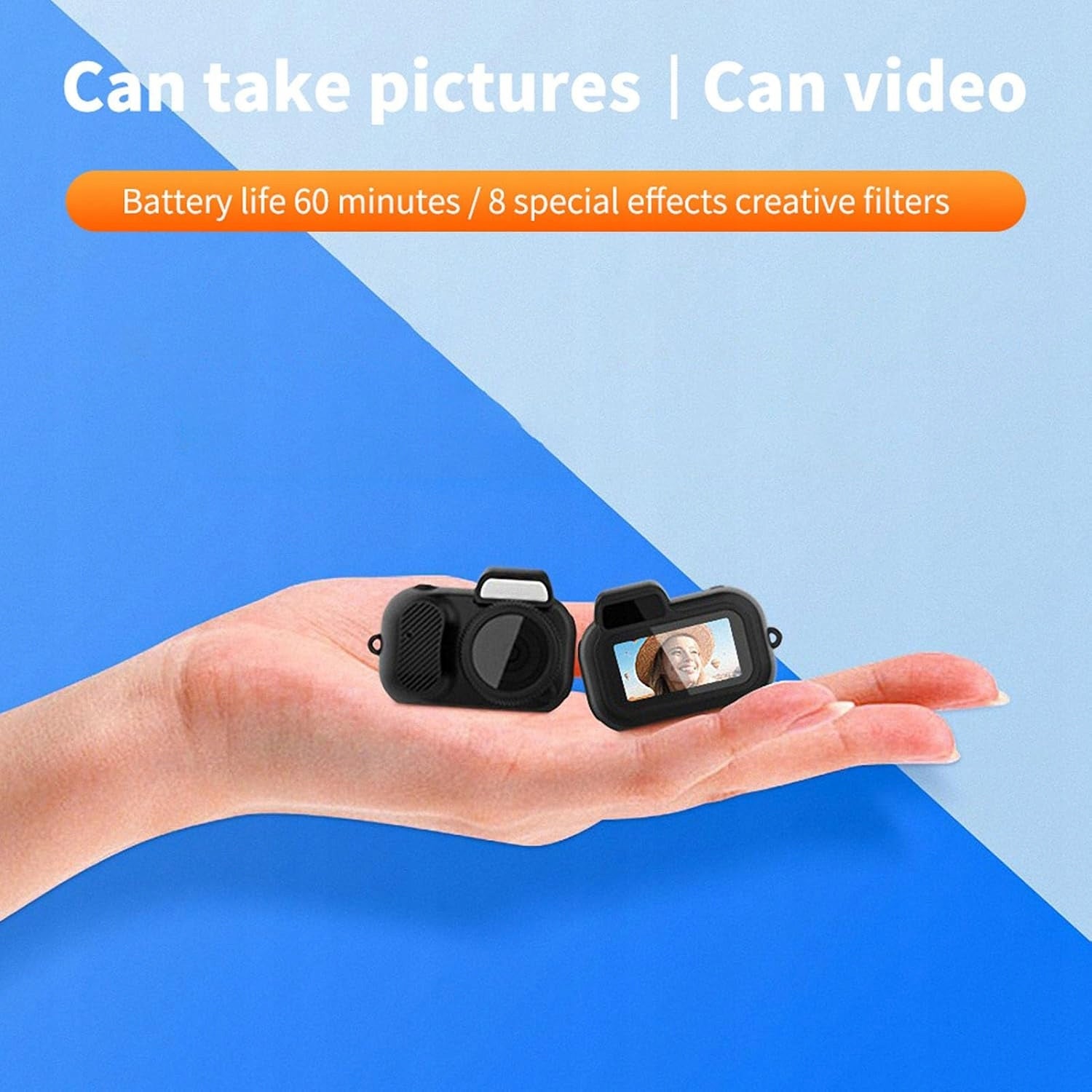 MINI DIGITAL CAMERA FOR KIDS HD 1080P 30FPS CAMERA WITH 0,96 INCH SCREEN Manufacturer code MINI APARAT CYFROWY DLA DZECI IDEALNY PREZENT