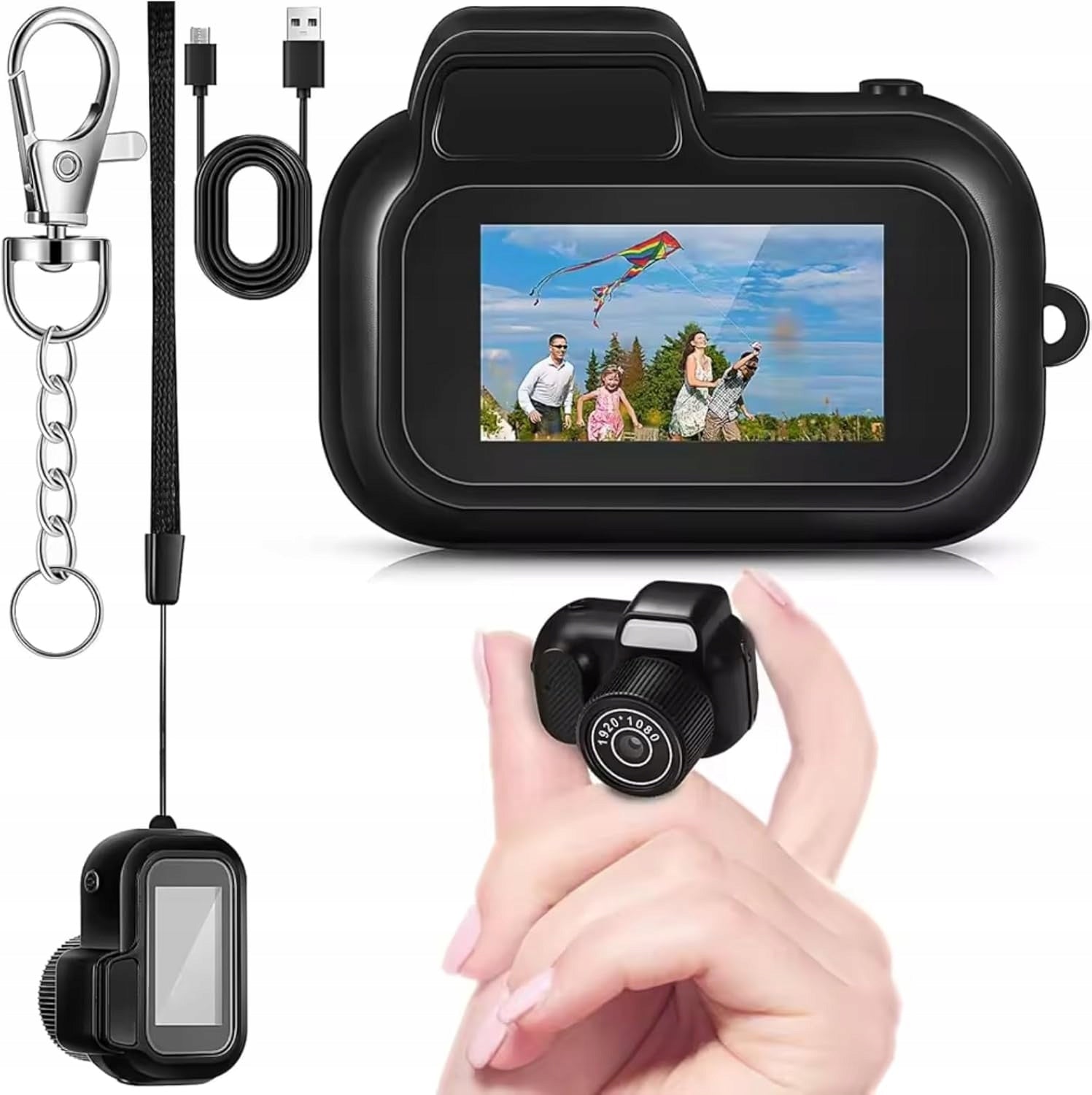 MINI DIGITAL CAMERA FOR KIDS HD 1080P 30FPS CAMERA WITH 0,96 INCH SCREEN