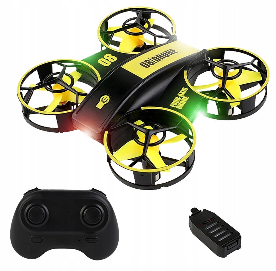MINI DRONE CONTROLLED RC COVERS BAROMETER LED AUTOSTART LARGE BATTERY
