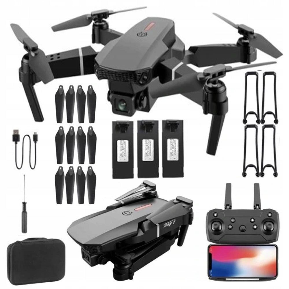 MINI DRONE DUAL 4K WIFI CAMERA WITH ONE-KEY RETURN FUNCTION