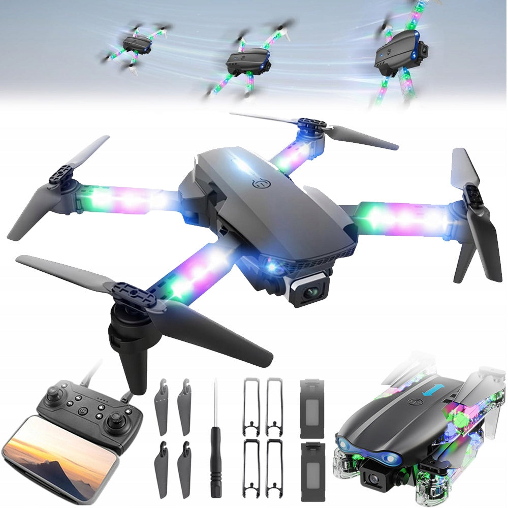 MINI DRONE QUADCOPTER APP CONTROL 2X1800MAH HEADLESS CASE