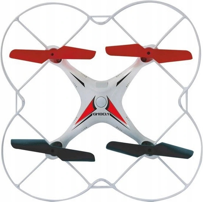 MINI DRONE TURBO COMPASS MODEL RETURN GYROSCOPE 200M 40KM/H 18CM FLIGHT CONTROL Manufacturer code Q180_Biały