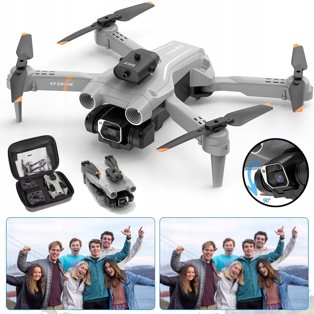MINI DRONE WITH HD CAMERA REMOTE CONTROLLED RANGE100 M WIFI FLIGHT 45 MIN 3X AKU
