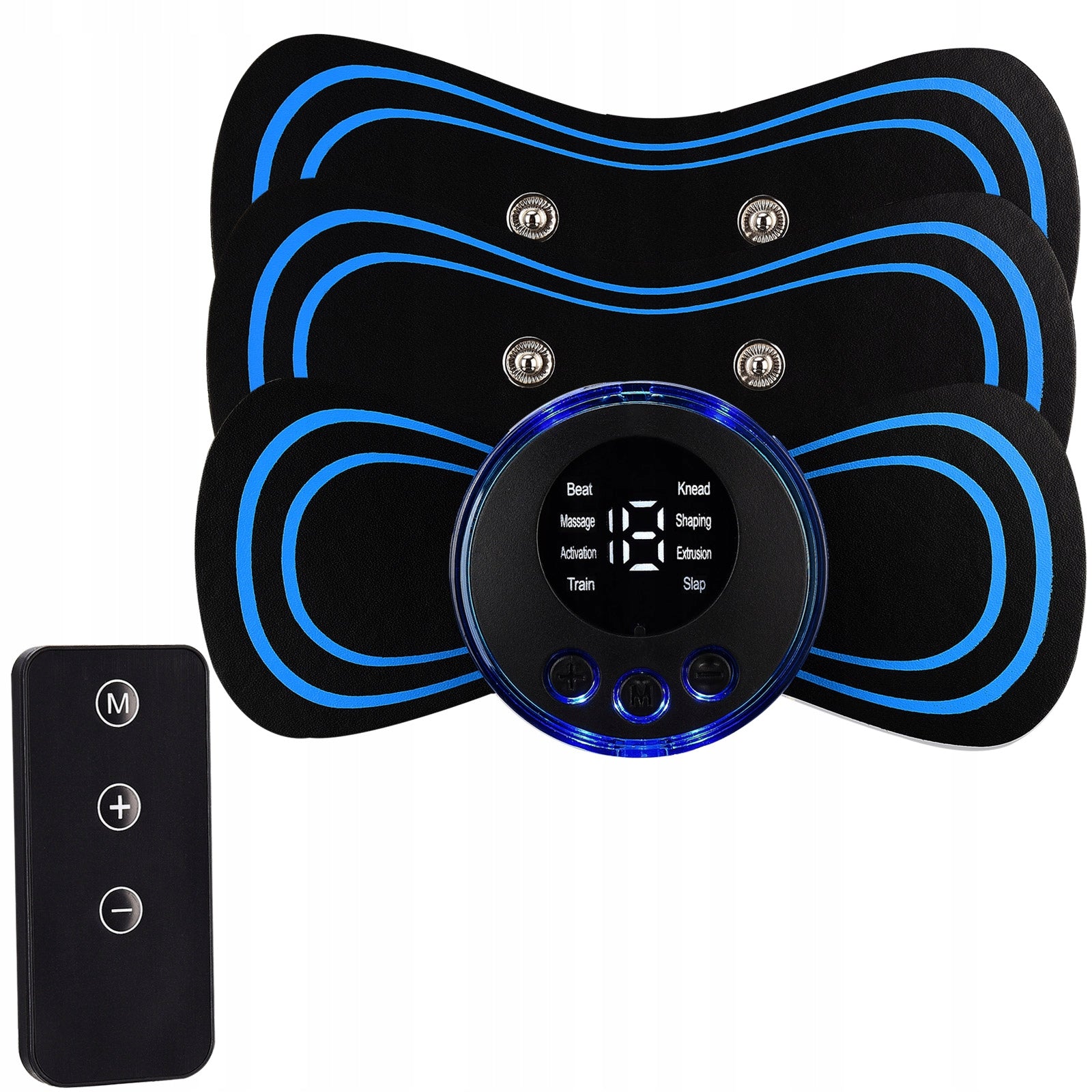 MINI EMS 3IN1 UTERINE PAD NECK MASSAGER Packaging status original
