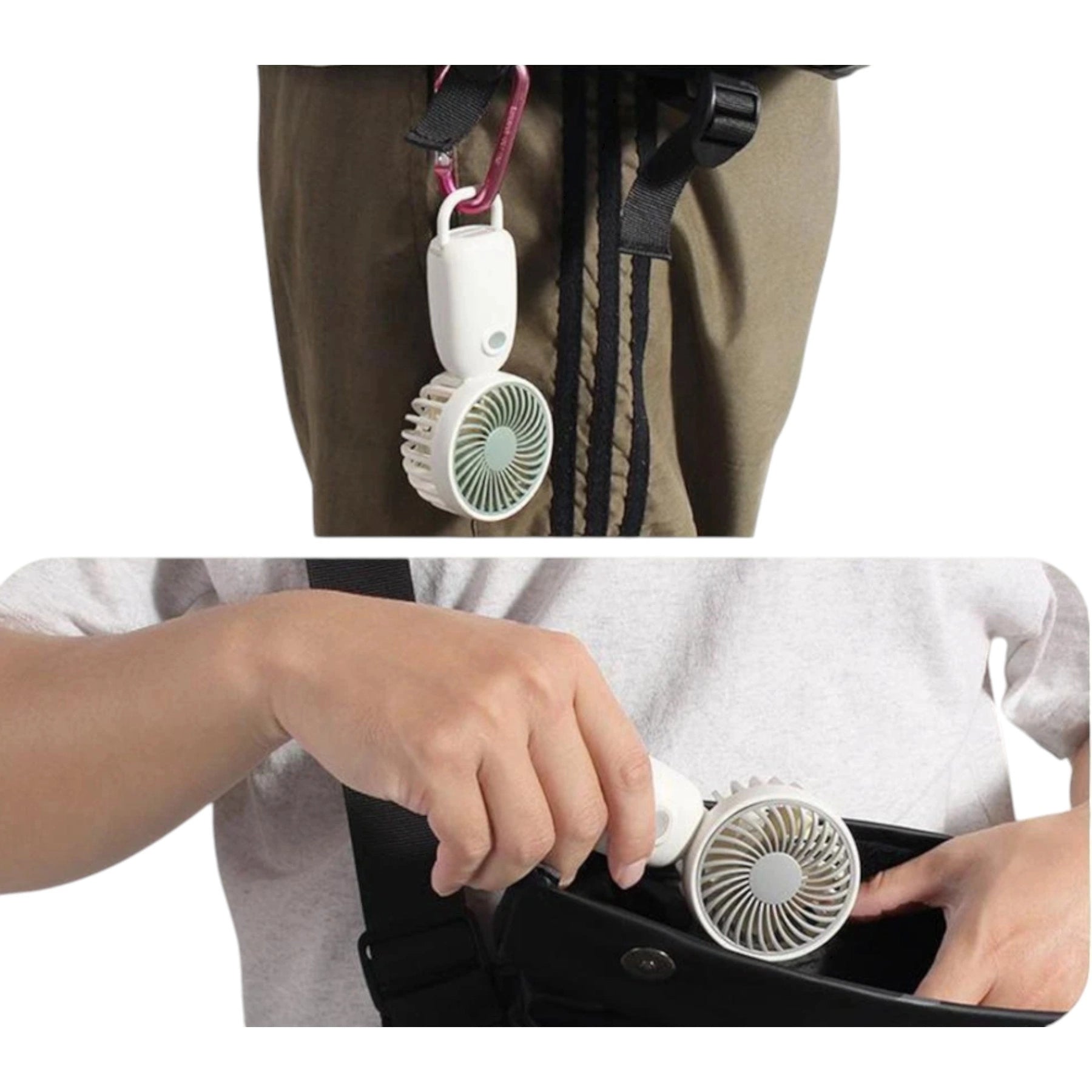 MINI FAN PORTABLE USB QUIET FAN COOLS FOR HOT FAN Number of blades 4