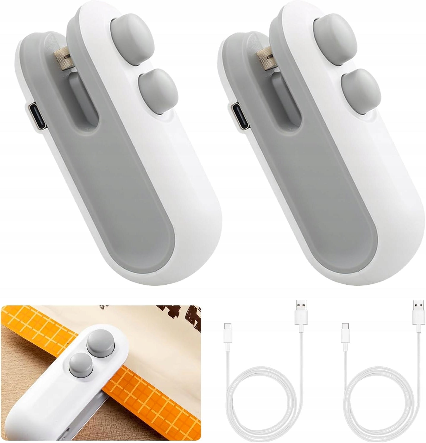 MINI FILM SEALER 2 IN 1 BAG CLOSURE AND USB CUTTING CHARGING