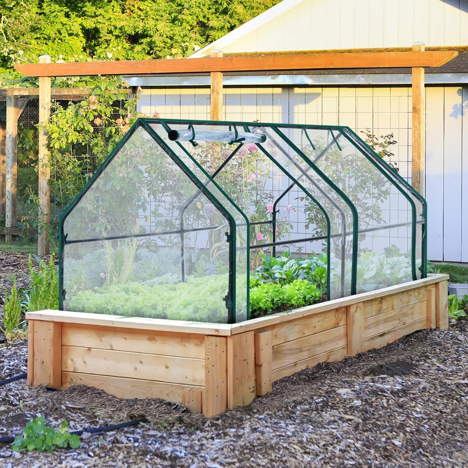 MINI GARDEN BALCONY GREENHOUSE 180X90X90 CM SIMPLE INSTALLATION AND EASY Manufacturer no brand