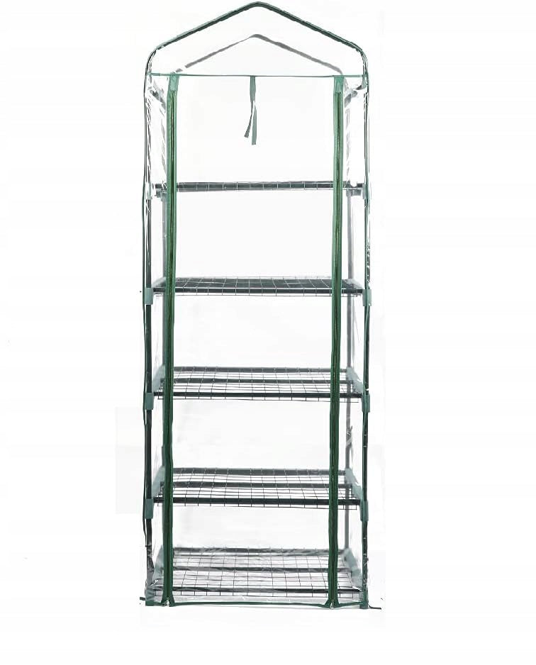 MINI GARDEN BALCONY GREENHOUSE 5 SHELVES VERTICAL FOIL 190x70x50 cm Manufacturer Geko