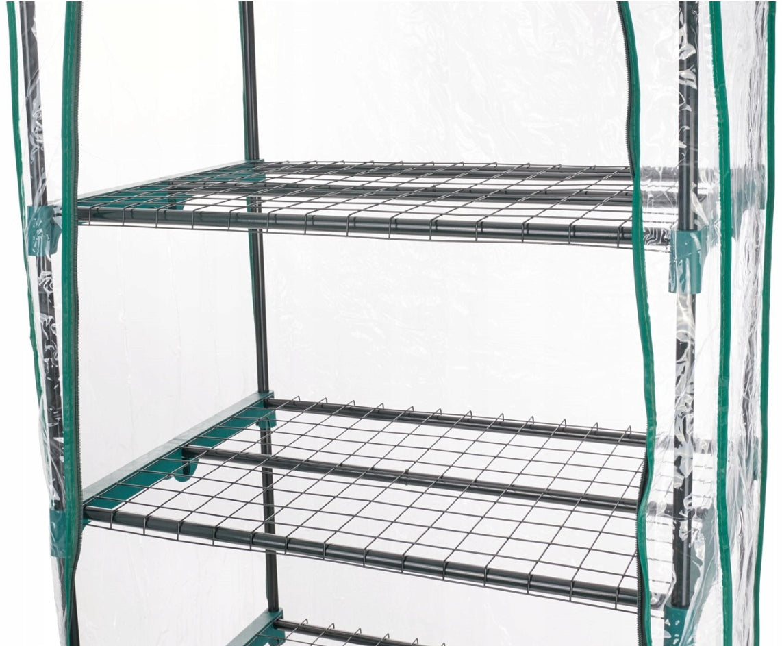 MINI GARDEN BALCONY GREENHOUSE 5 SHELVES VERTICAL FOIL Manufacturer no brand