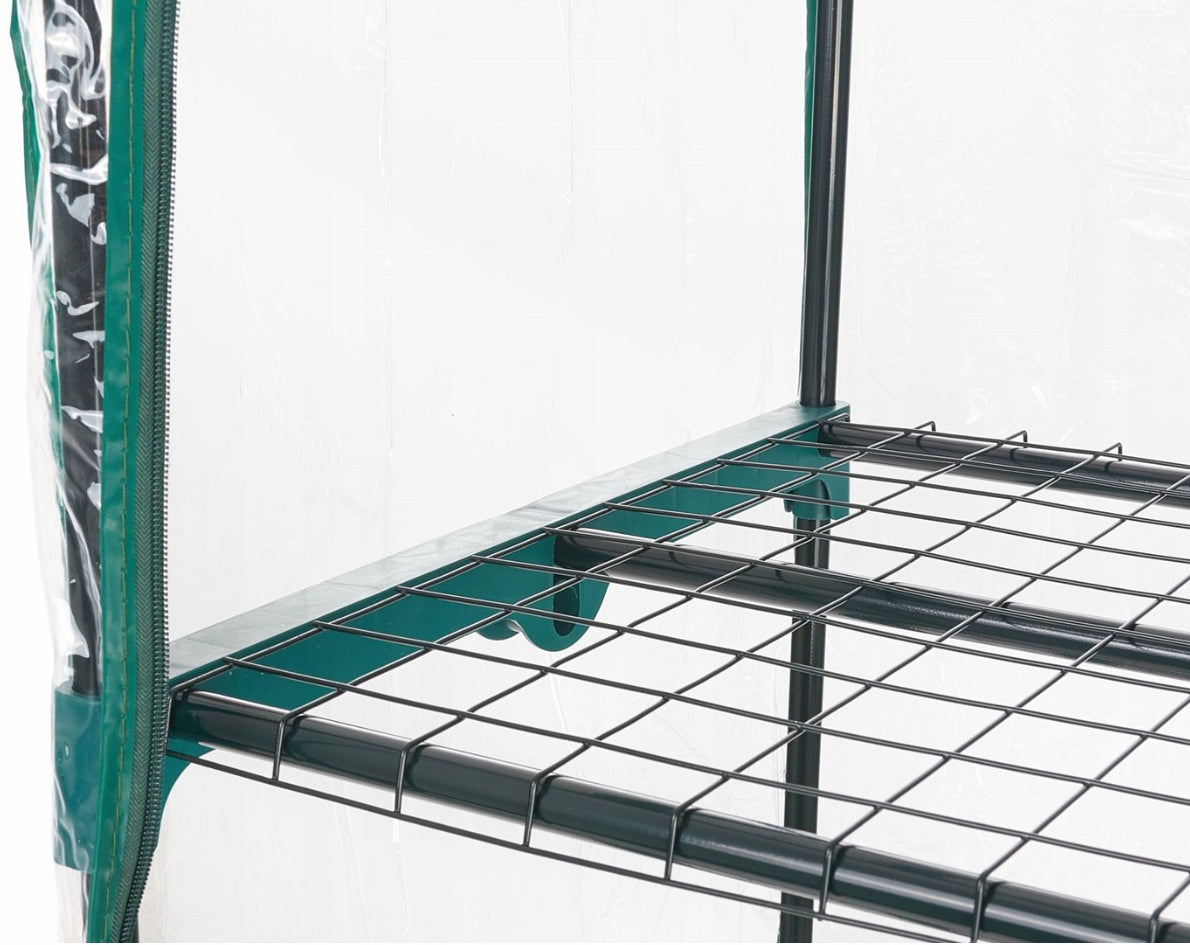MINI GARDEN BALCONY GREENHOUSE 5 SHELVES VERTICAL FOIL Packaging status original