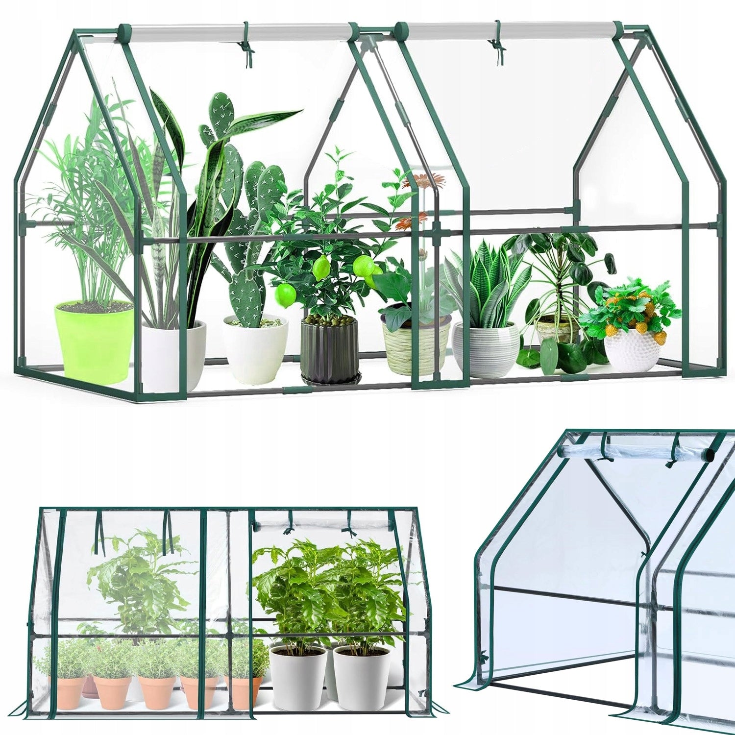 MINI GARDEN GREENHOUSE BALCONY TRANSPARENT THERMAL INSULATION PVC
