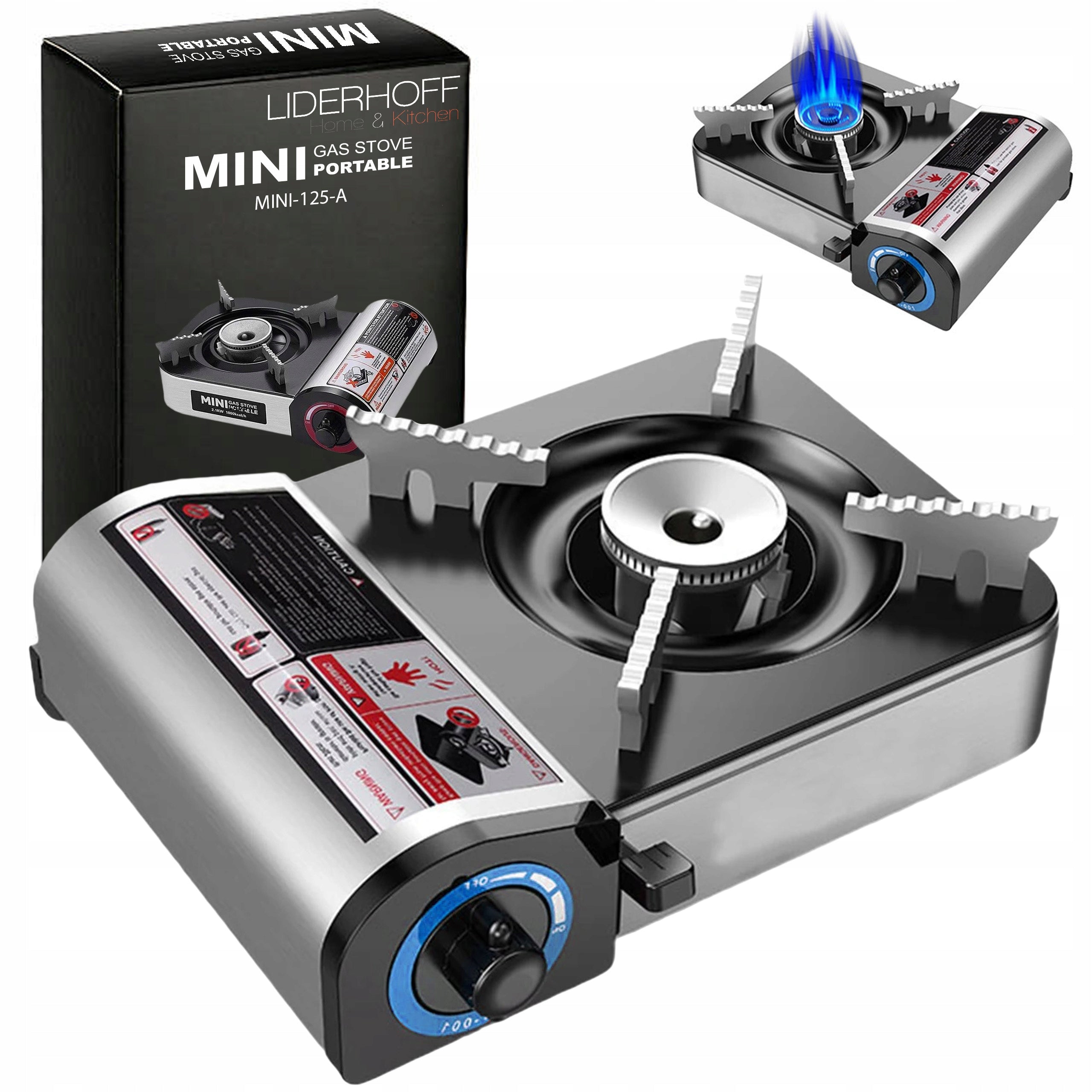 MINI GAS COOKER TOURIST POWER 2.1kW FOR PIEZOZAPŁON CARTRIDGES
