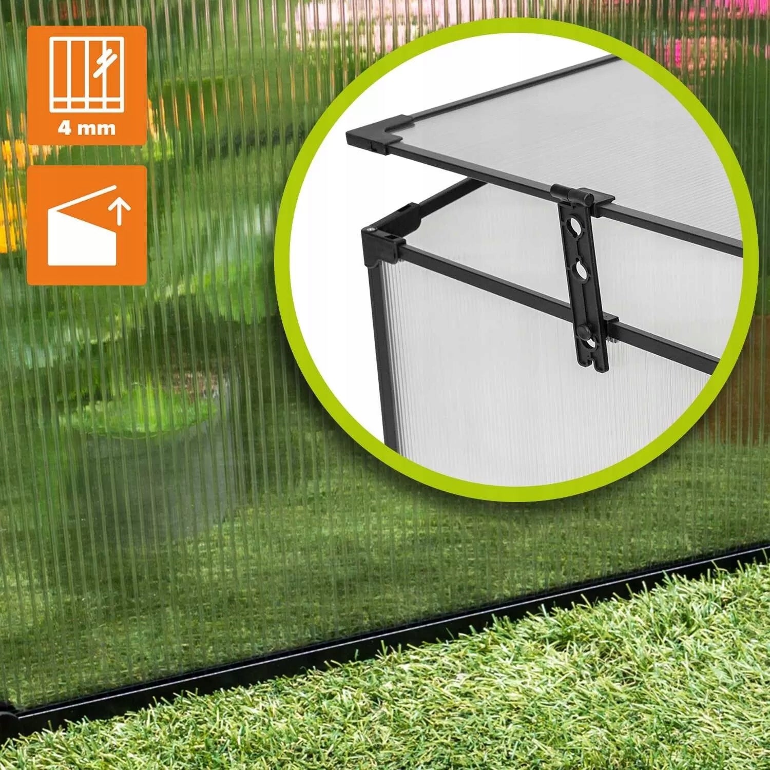 MINI GREENHOUSE 180 CM INSPECTION SEEDLING 3 CHAMBERS BLACK MAGNOLIA III Manufacturer code 960155