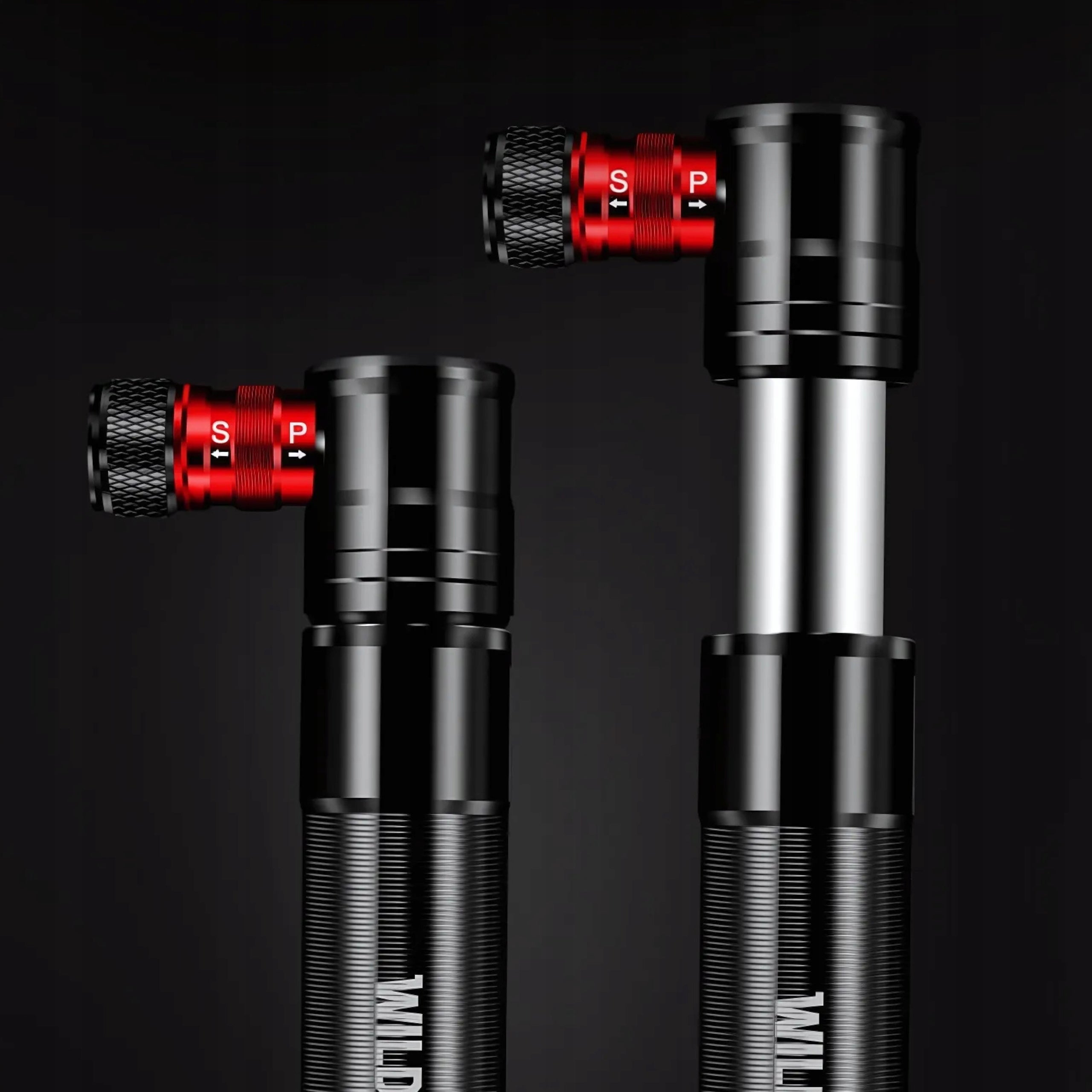 MINI HAND BICYCLE PUMP FOR FRAME SMALL ALUMINUM HANDY 7 BAR WILD MAN Brand Wild Man
