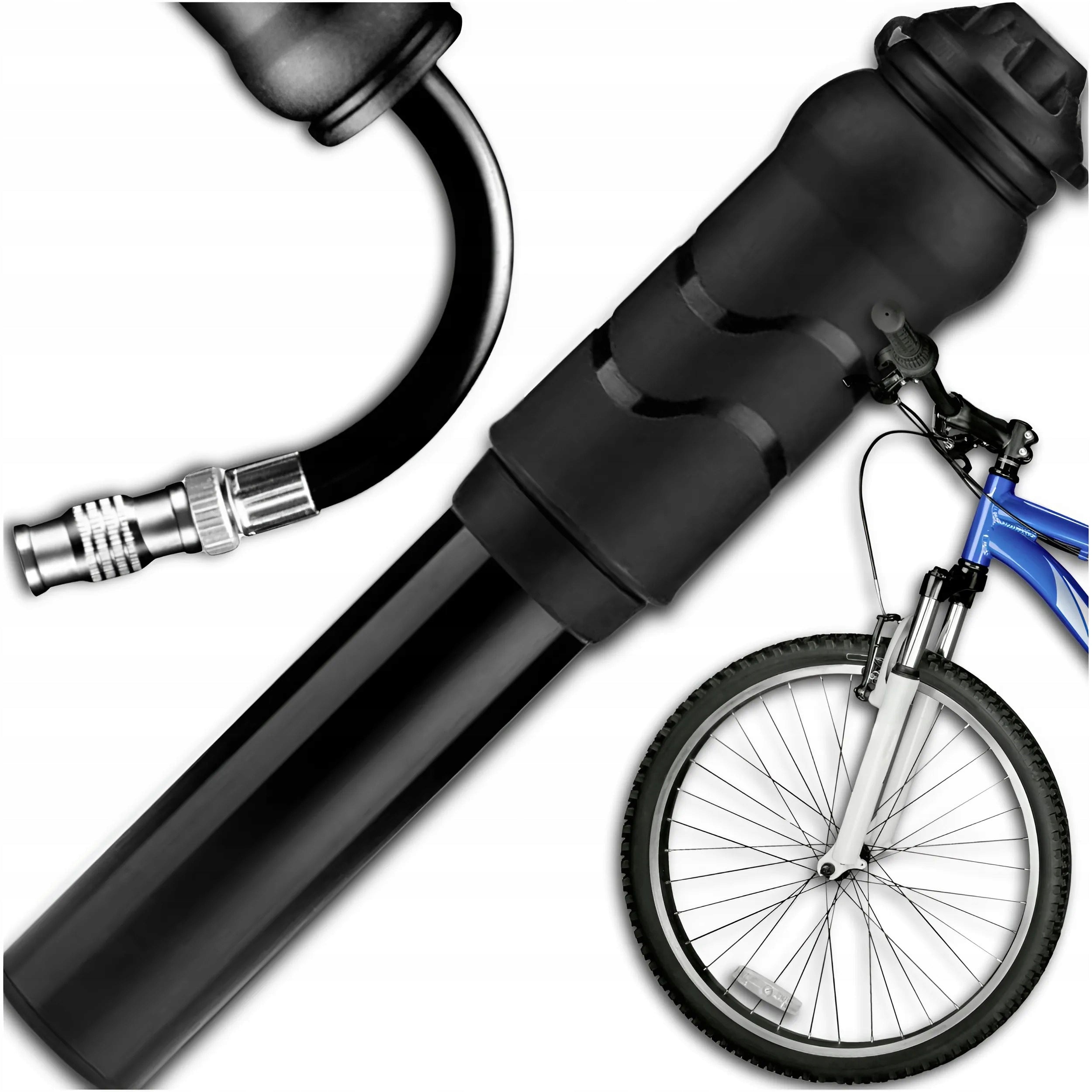 MINI HAND BICYCLE PUMP WITH FRAME HOLDER FOR PUMPING METAL STRONG