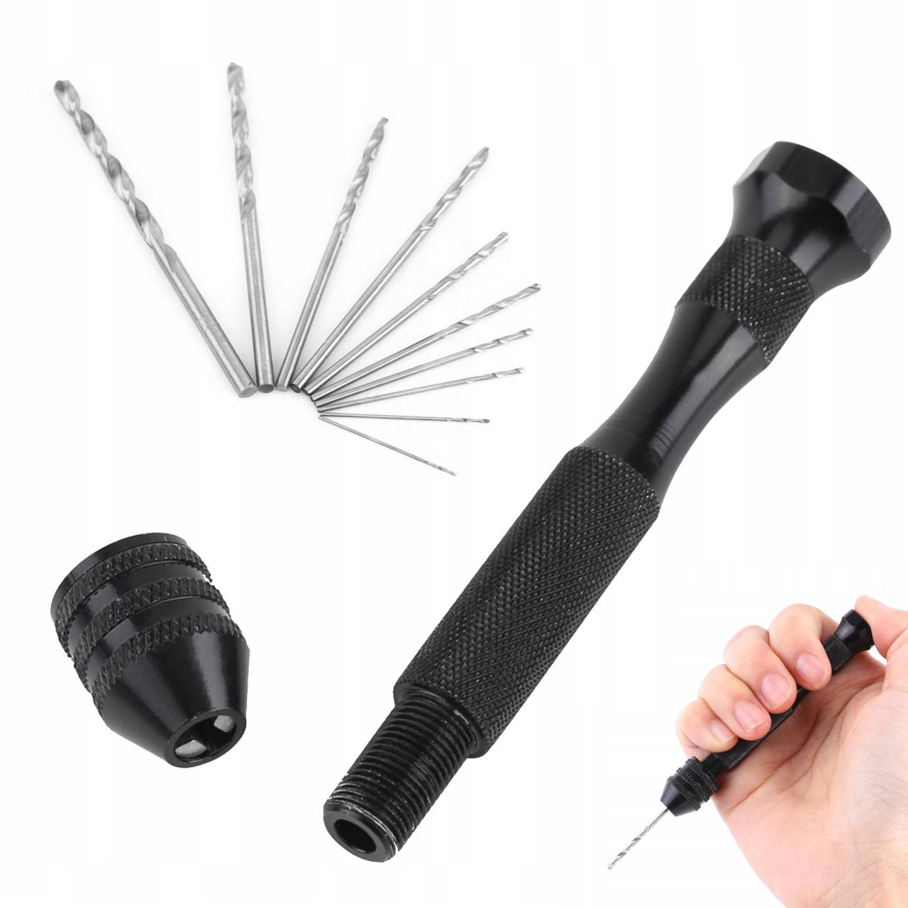 MINI HAND DRILL WITH A LENGTH OF 9 CM UNIVERSAL HAND TOOL