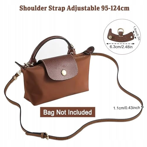 MINI HANDBAG STRAP LONGCHAMP ADJUSTABLE LEATHER CROSSBODY FOR HOME Manufacturer code Bez marki