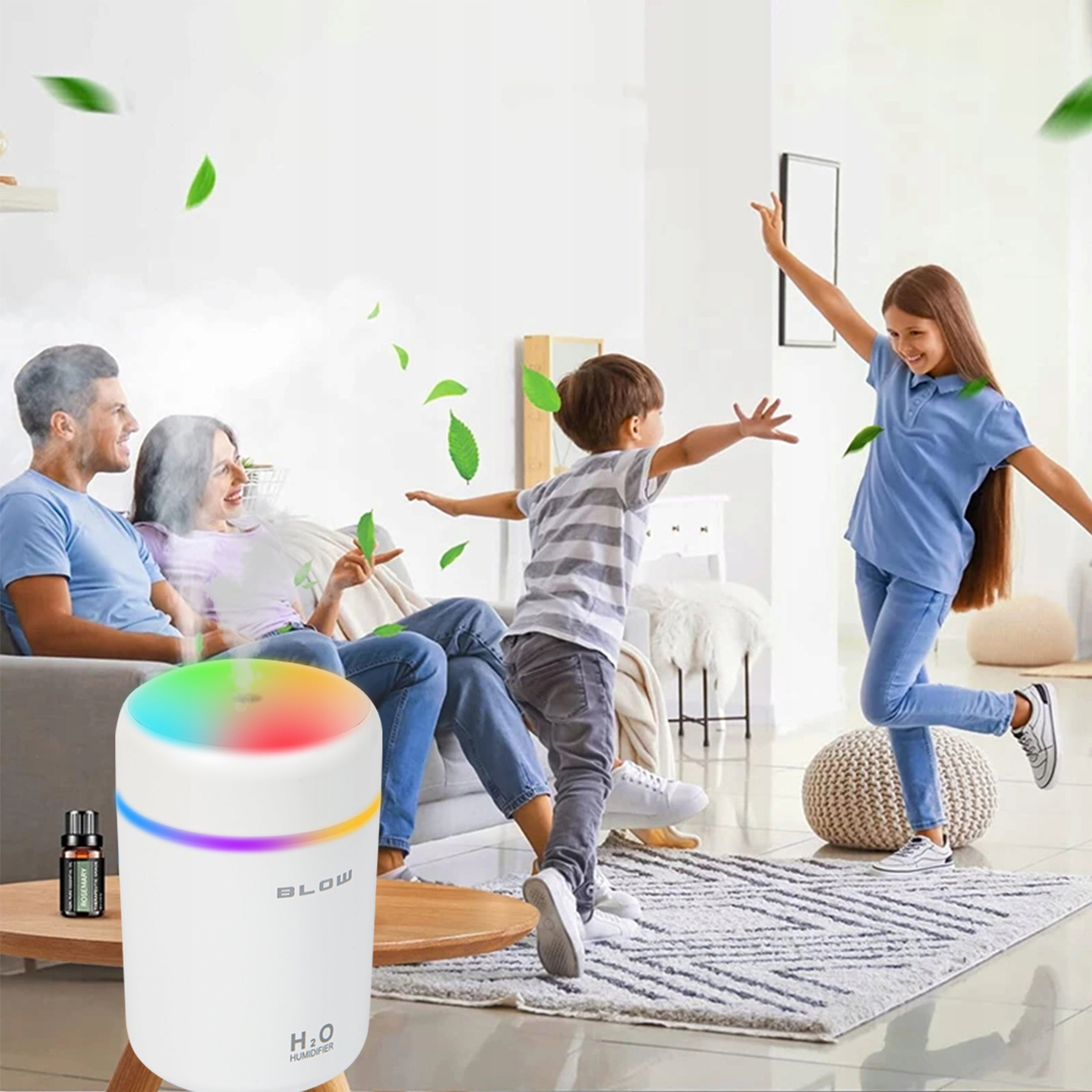 MINI HUMIDIFIER AROMATHERAPY AROMA DIFFUSER RGB NIGHT LIGHT Manufacturer code 44-552#