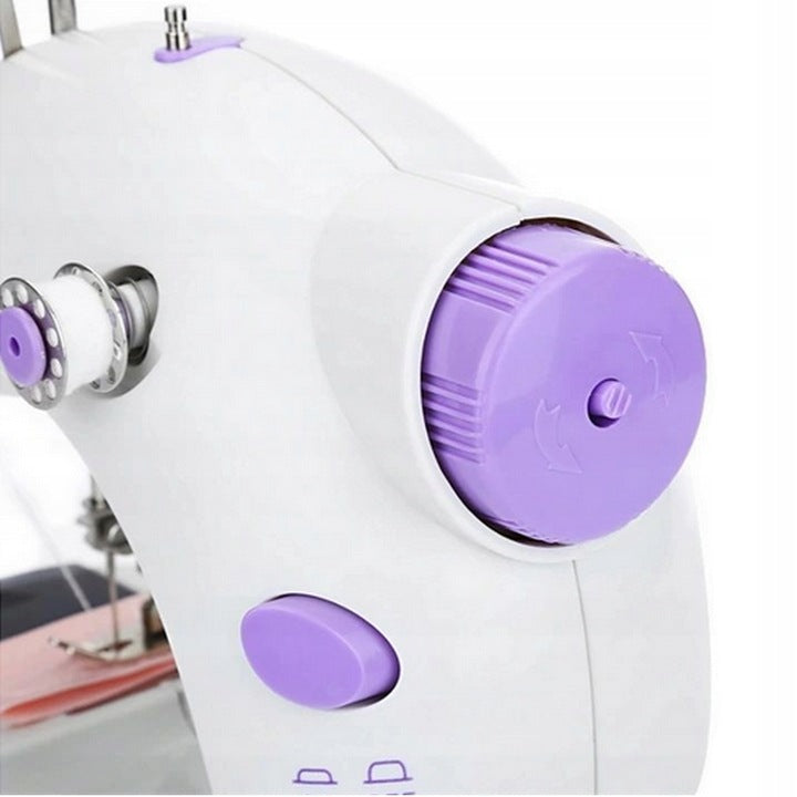 MINI LED SEWING MACHINE PORTABLE + ACCESSORIES Dominant color white