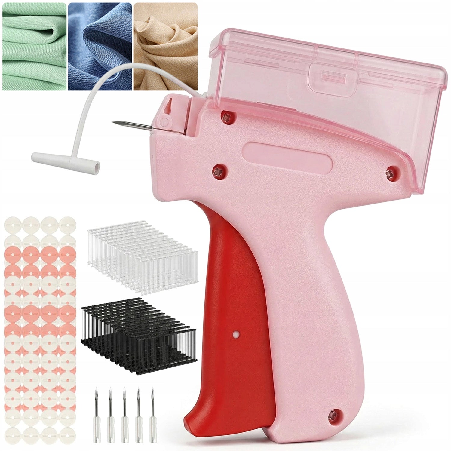 MINI MACHINE FOR QUICK REPAIR OF CLOTHING PORTABLE GUN LIGHT WITH 5 NEEDLES
