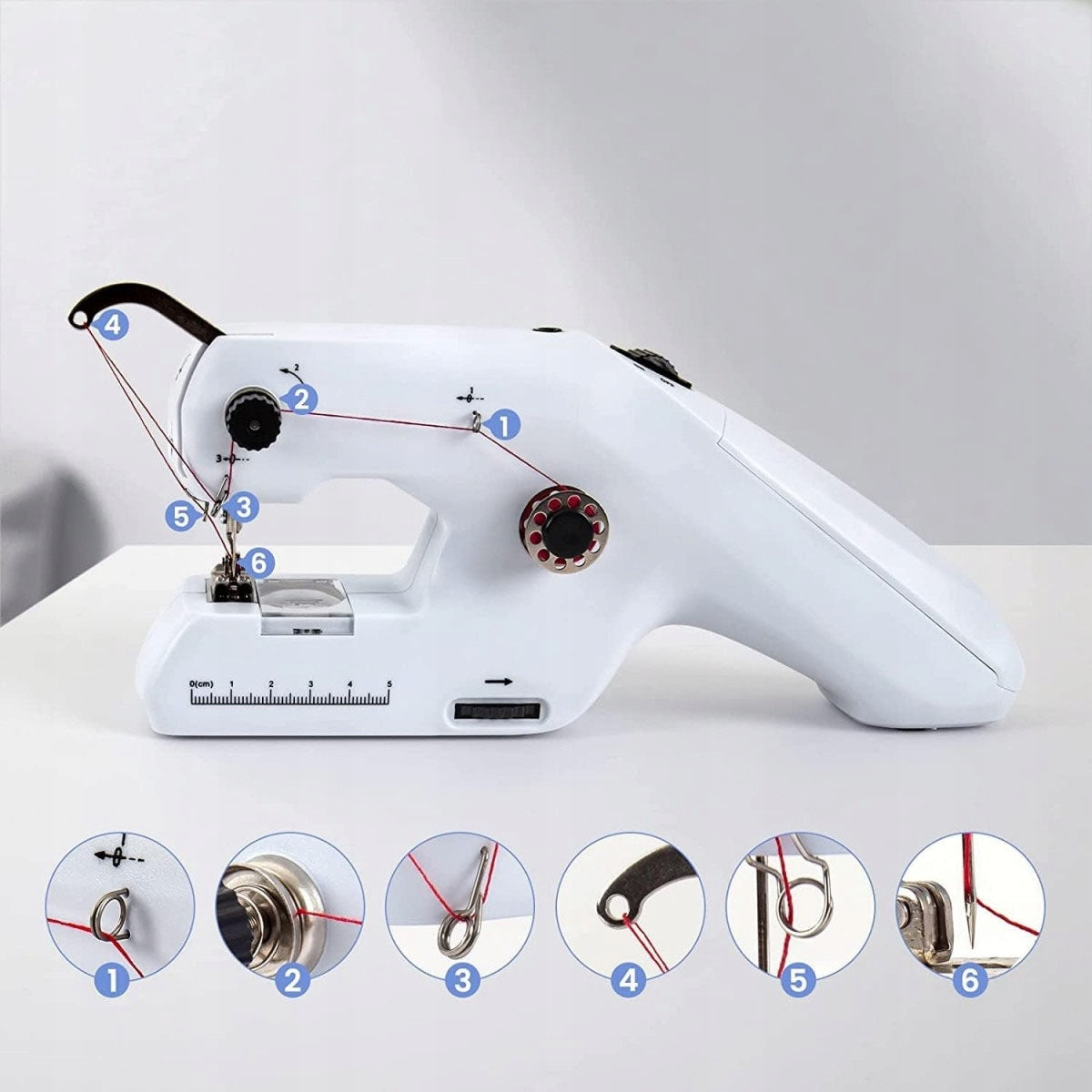 MINI MANUAL SEWING MACHINE HANDY AUTOMATIC PORTABLE MACHINE Model 4006743736486