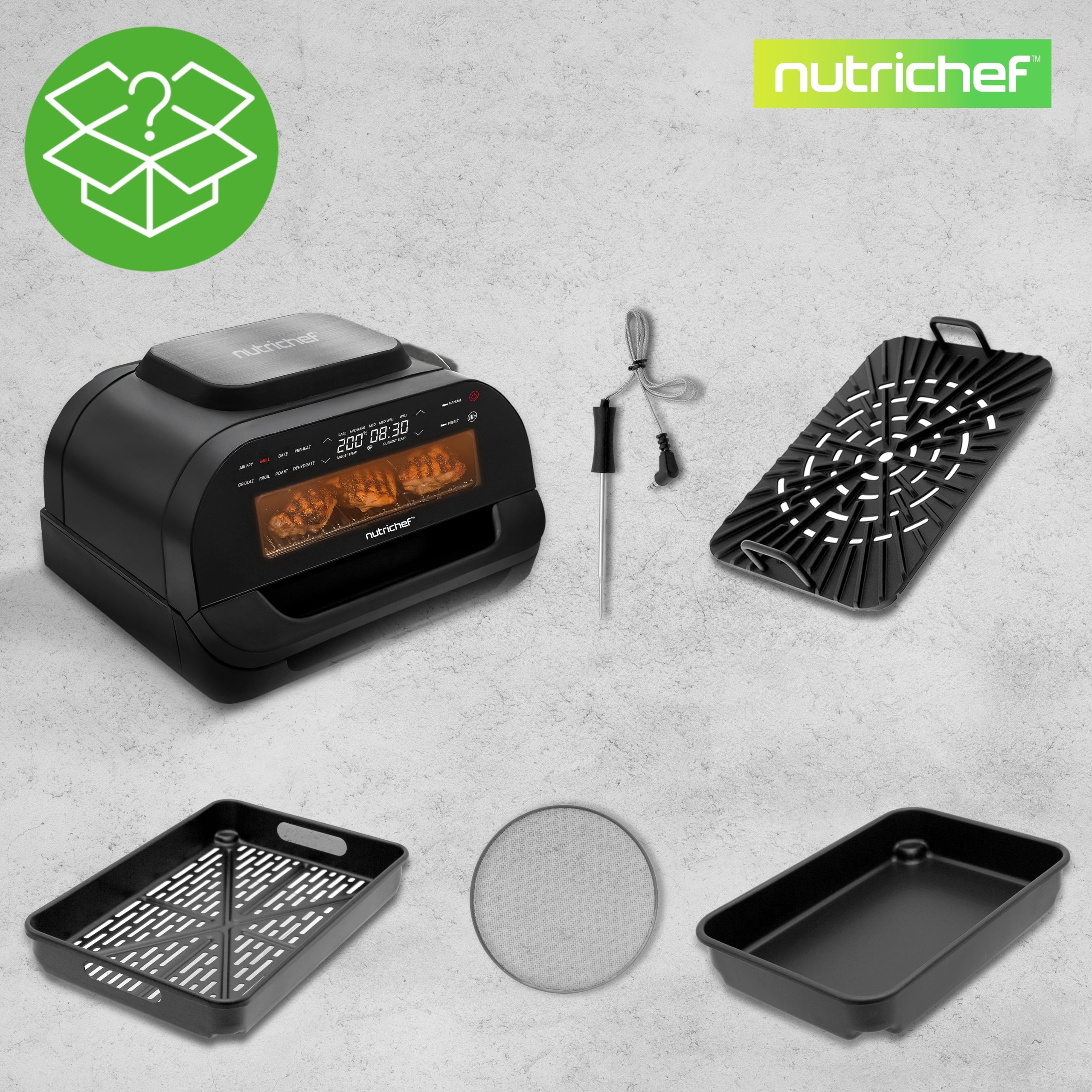 MINI OVEN GRILL ELECTRIC AIR FRYER NON-FAT AIR FRYER Manufacturer code NCDHKNJ01