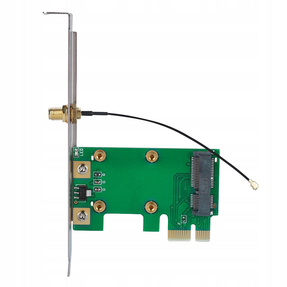 MINI PCI-E TO PCI-E NETWORK CARD FOR WINDOWS 98/2000/XP/SERVER 2003 122MM Packaging status original