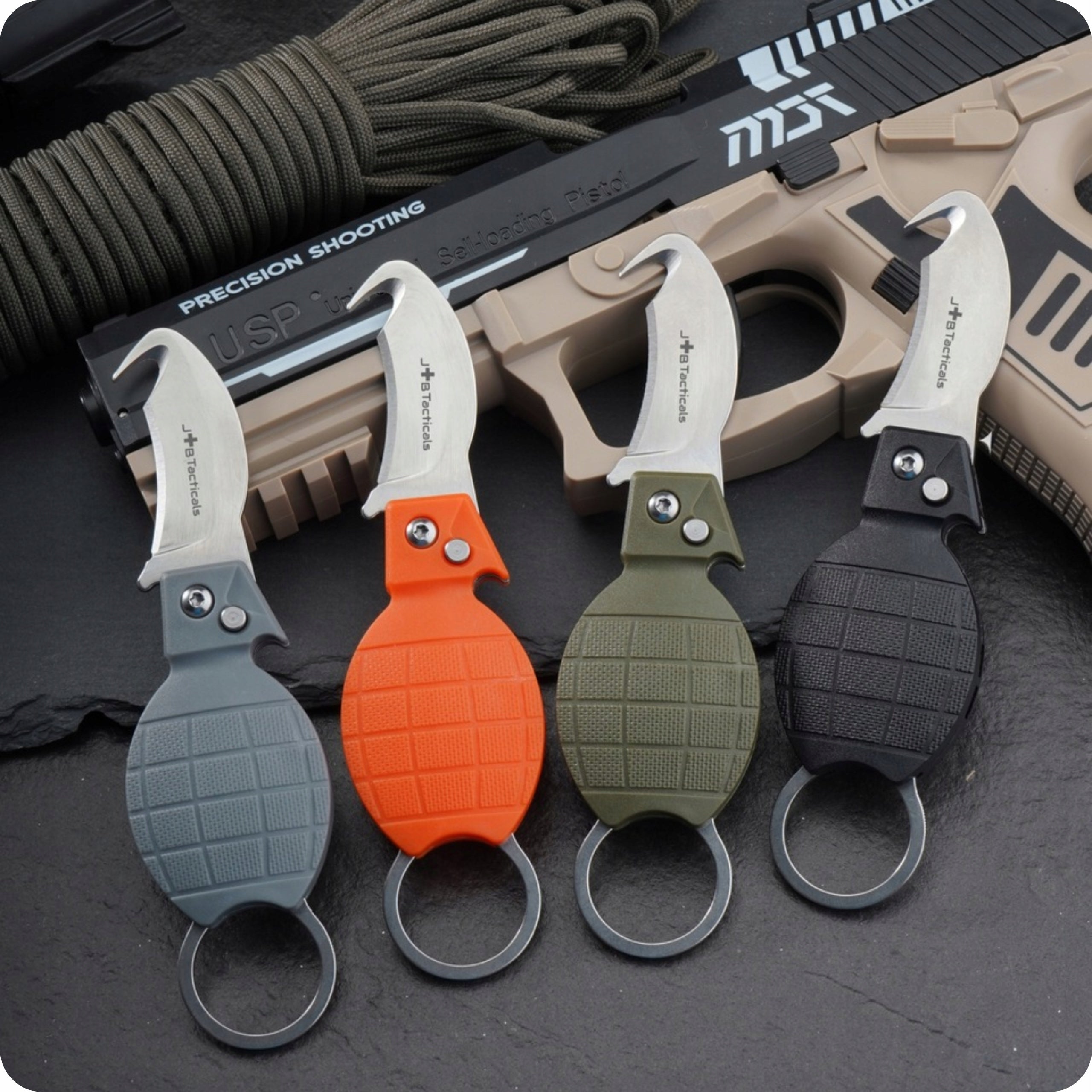MINI POCKET KNIFE TACTICAL POCKET KNIFE AUTOMATIC KNIFE WITH EDC HOOK Manufacturer code Mini Nóż składany survivalowy brelok mały EDC