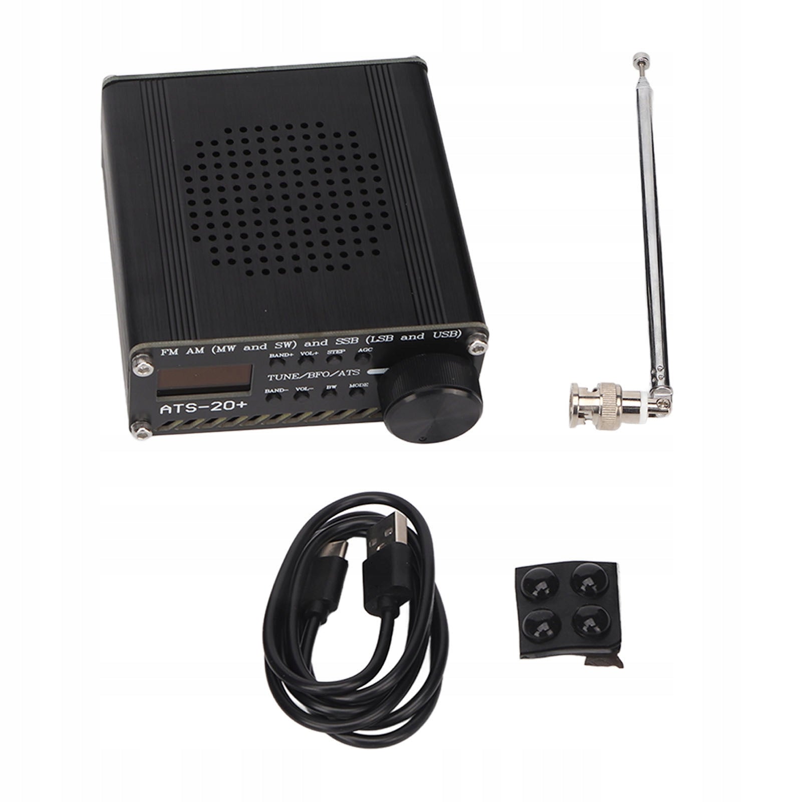 MINI PORTABLE RECEIVER KF AM/FM/SSB ATS-20 Model 1-600X Magnification 4.3