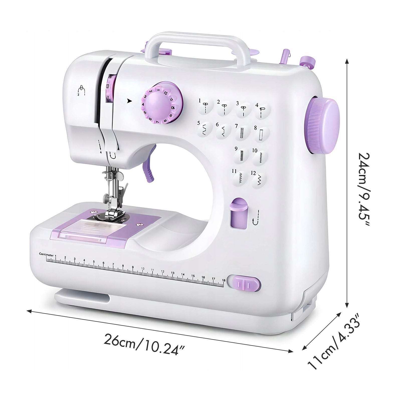 MINI PORTABLE SEWING MACHINE 12 STREAMS ACCESSORIES + freebies HDeye Brand no brand