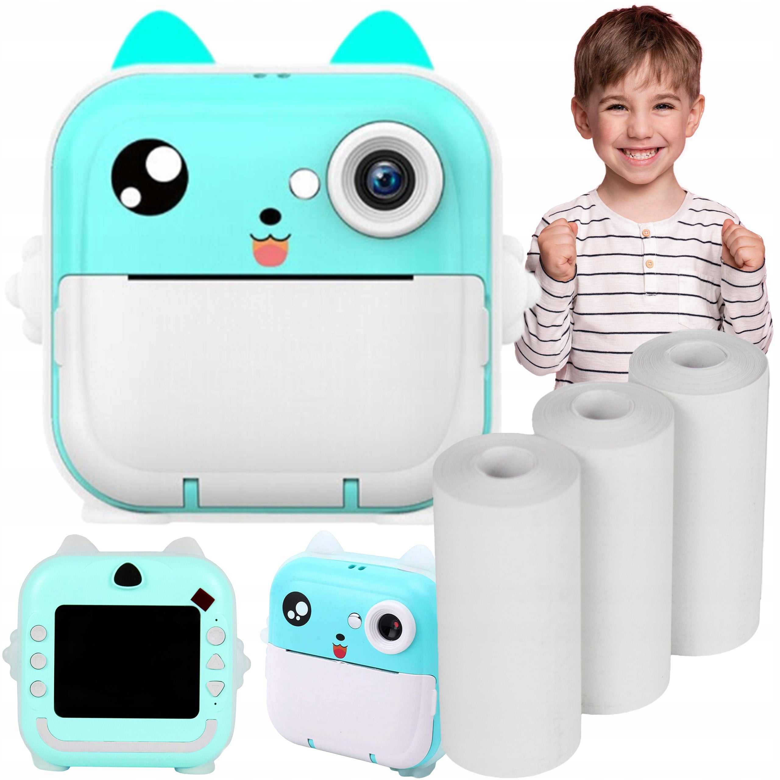 MINI PRINTER PRINT INSTANT THERMAL CAMERA + ROLLERS