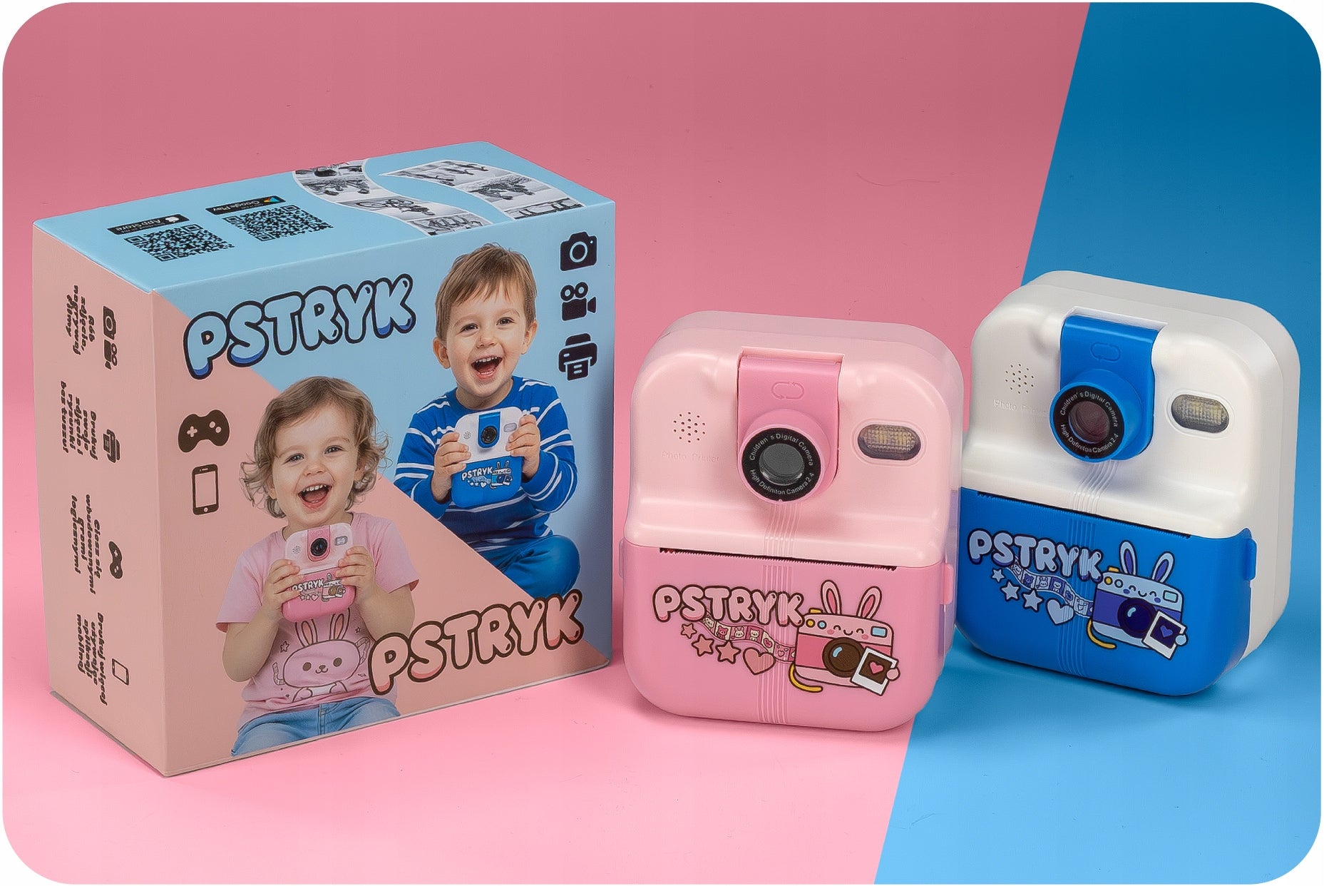 MINI PRINTER THERMAL SNAP INSTANT CAMERA FOR KIDS AND 12 ROLLS EAN (GTIN) 5906506442380