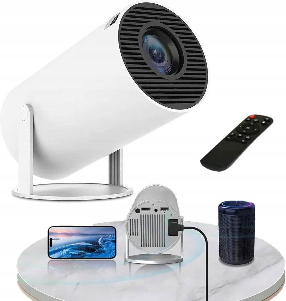 MINI PROJECTOR HY300 ANDROID WIFI LED FULL HD SMART TV CINEMA FOR LIVING ROOM HIT