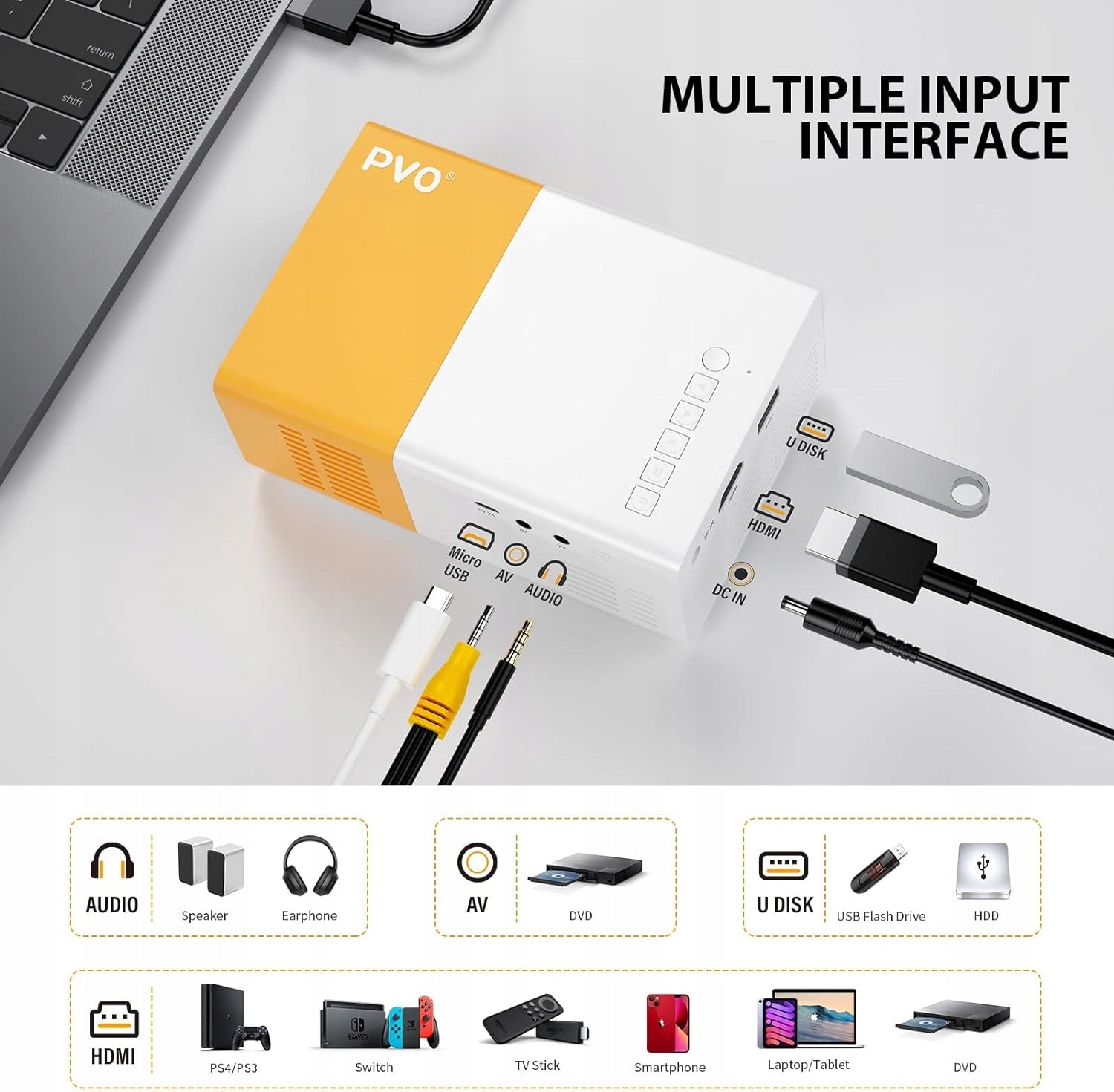 MINI PROJECTOR LED PROJECTOR WITH REMOTE CONTROL N538 Brand no brand