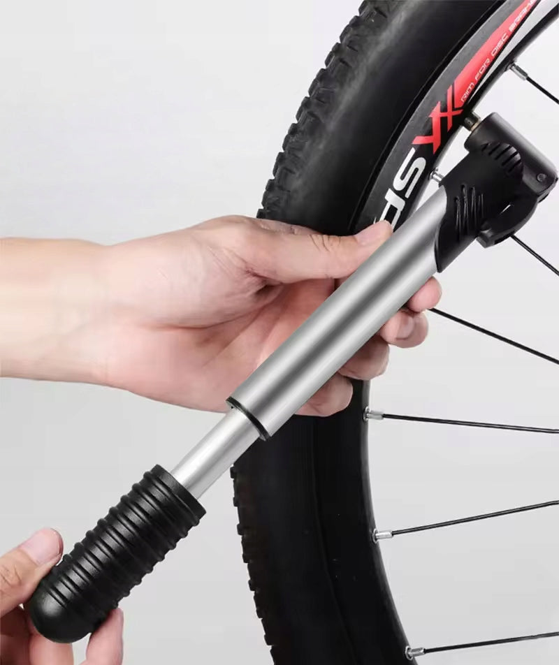 MINI PUMP FOR BIKE UNIVERSAL PRESTA DUNLOP AV ALUMINUM MOBILE Kind manual