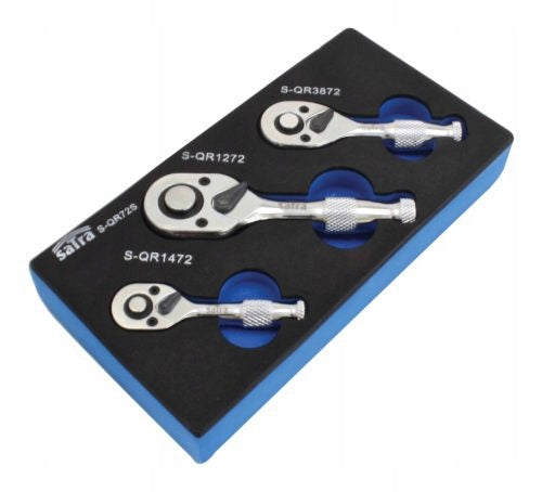 MINI RATCHETS – 3PCS 1/4″; 3/8″; 1/2″ S-QR72S Manufacturer code S-QR72S