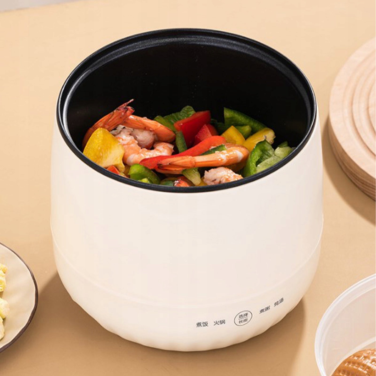 MINI RICE COOKER 1,8L Dominant color white