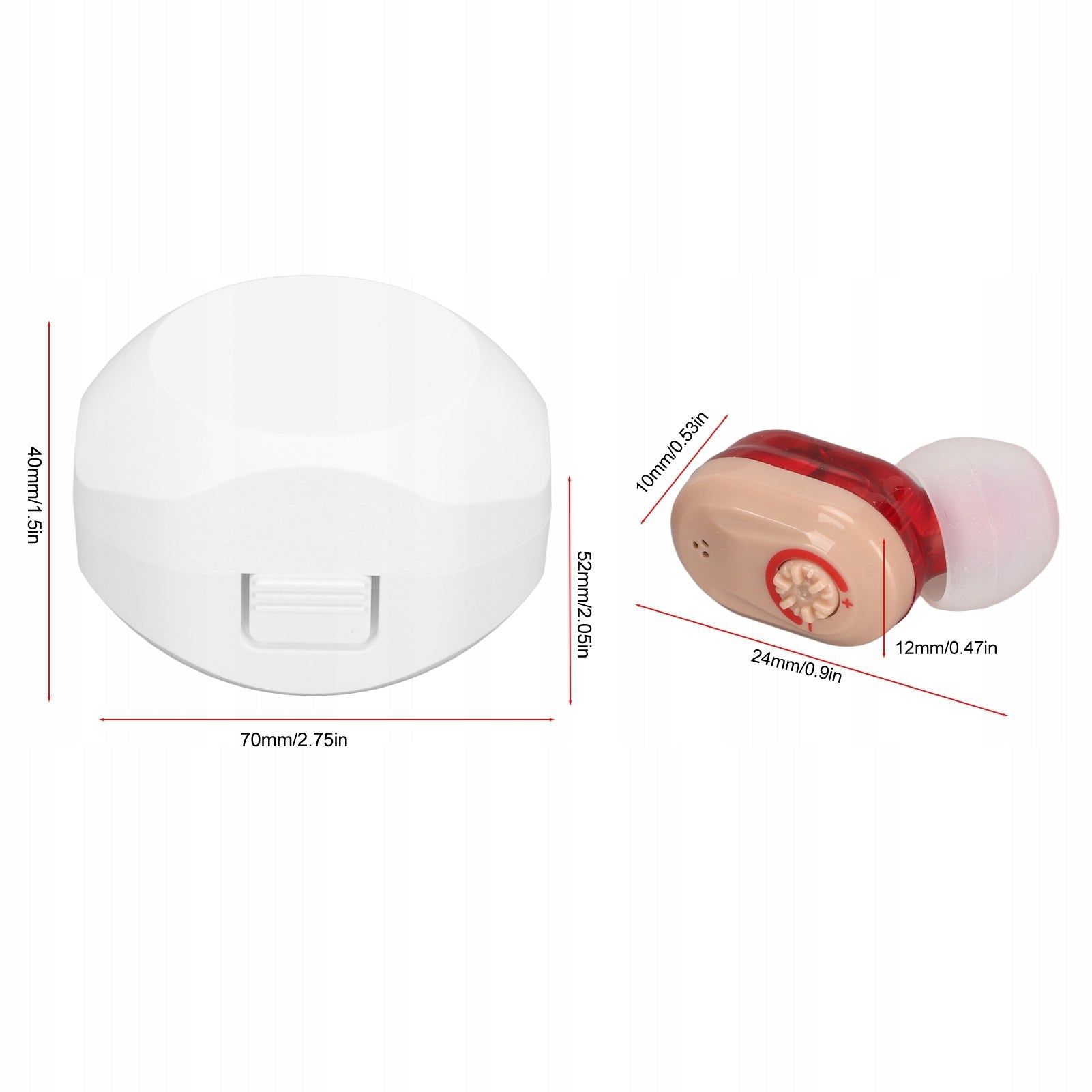MINI SOUND HEARING AID Z-127C FLESH Medical device no